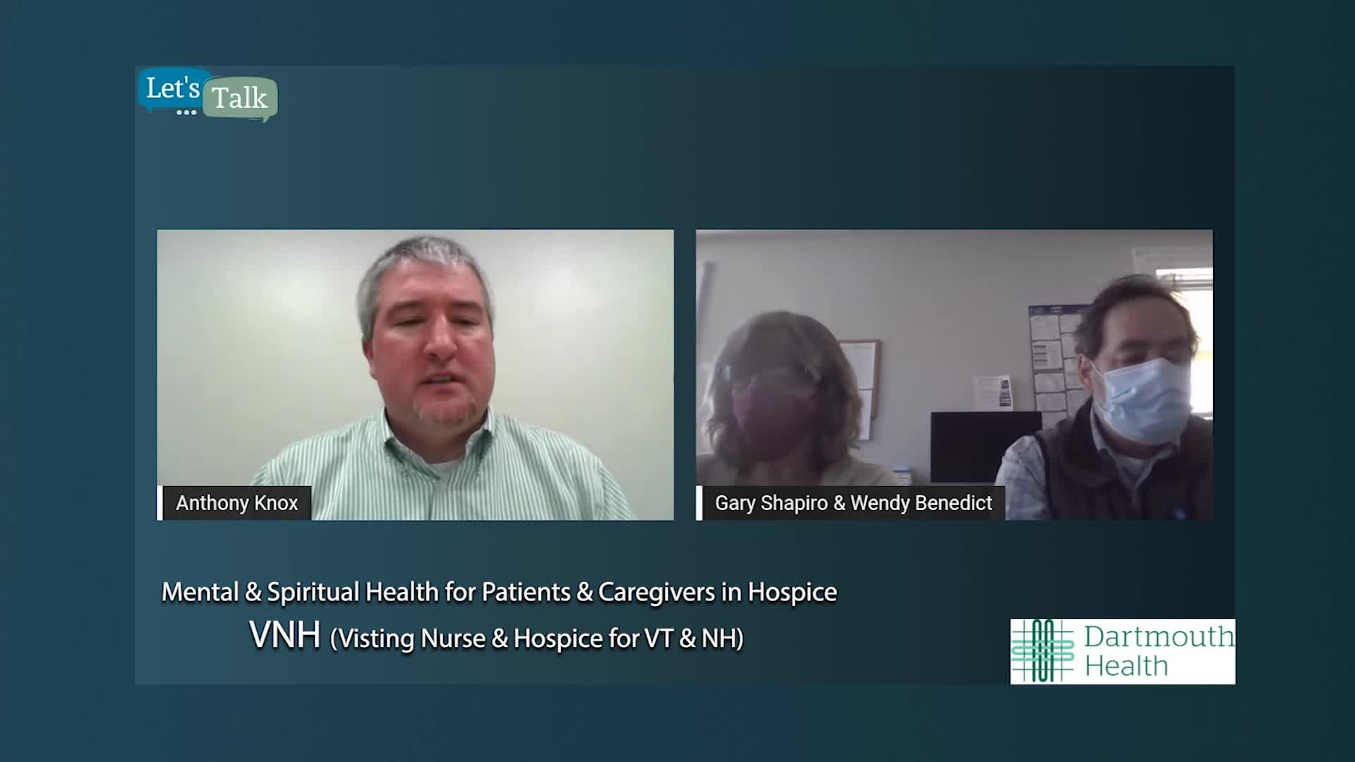 Thumbnail image for VNH Let's Talk: 'Hospice Patients & Caregivers'