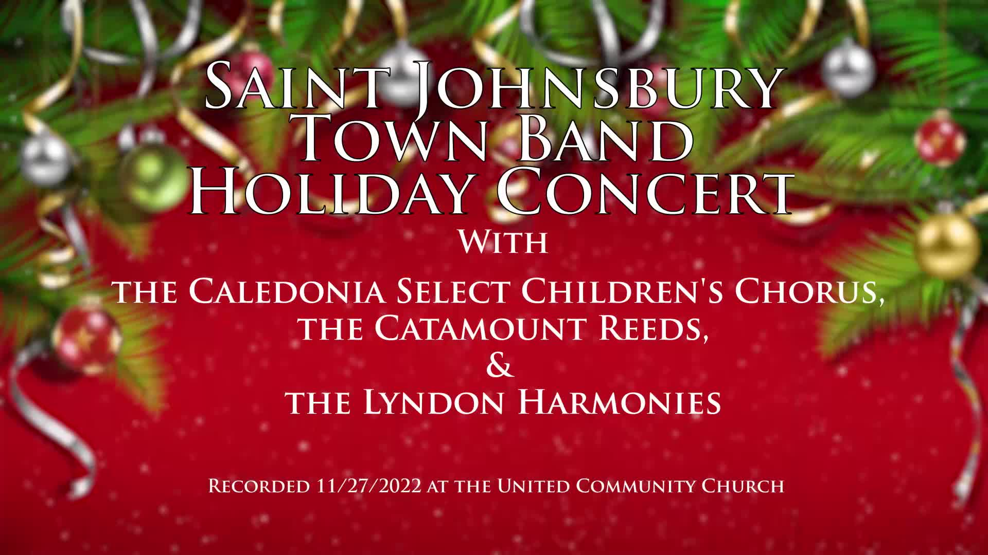 Thumbnail image for STJ Town Band: '2022 Holiday Concert'