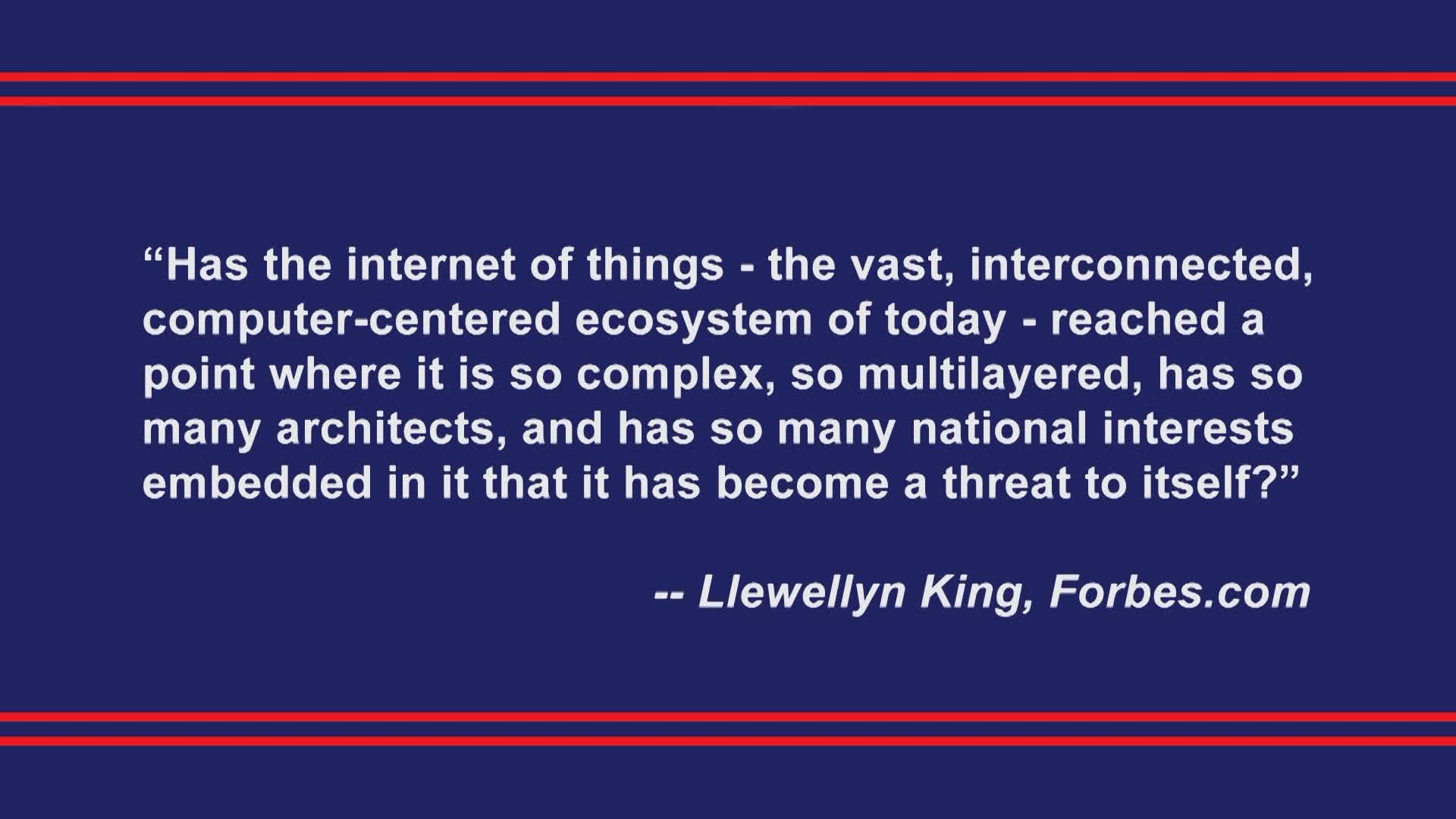 Thumbnail image for White House Chronicle: 'Cybersecurity's Enemy Within'