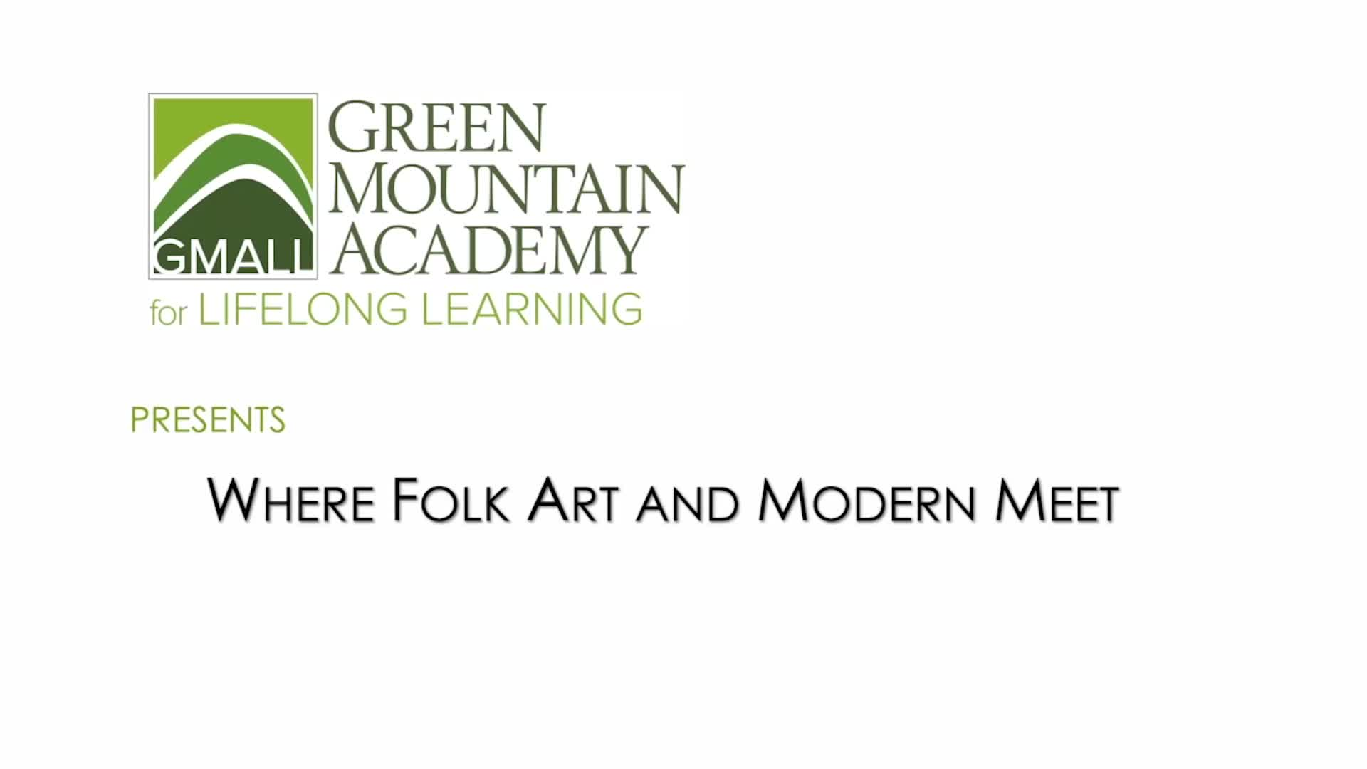 Thumbnail image for GMALL Lectures: 'Where Folk Art And Modern Meet'
