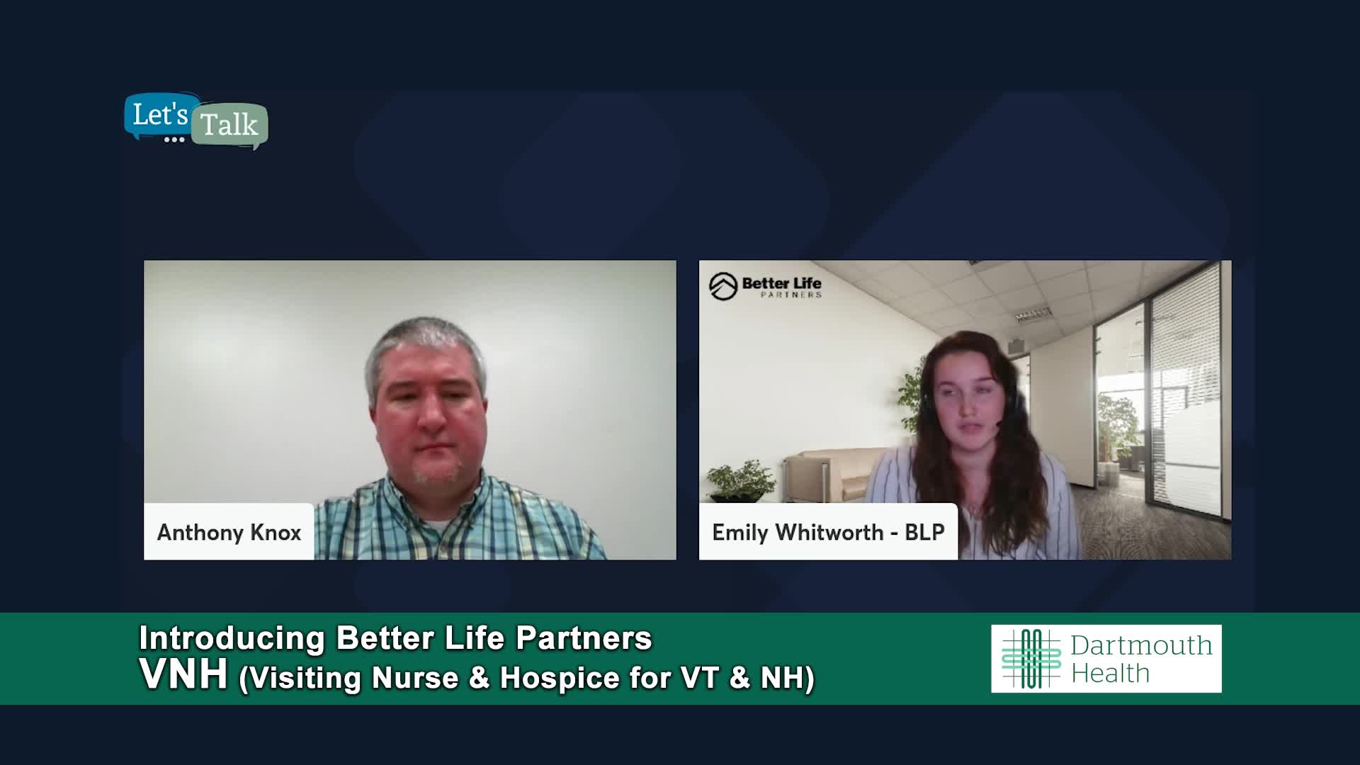 Thumbnail image for VNH Let's Talk: 'Introducing Better Life Partners'