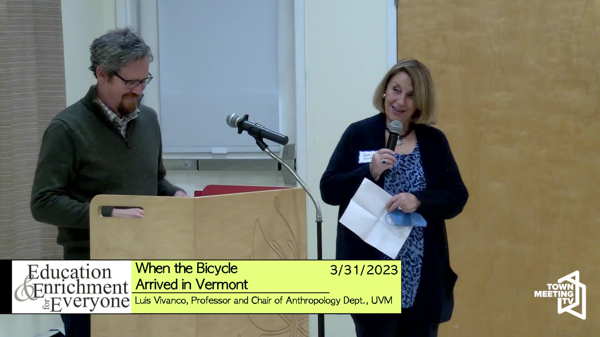 Thumbnail image for Education and Enrichment: 'When The Bicycle Arrived In VT'