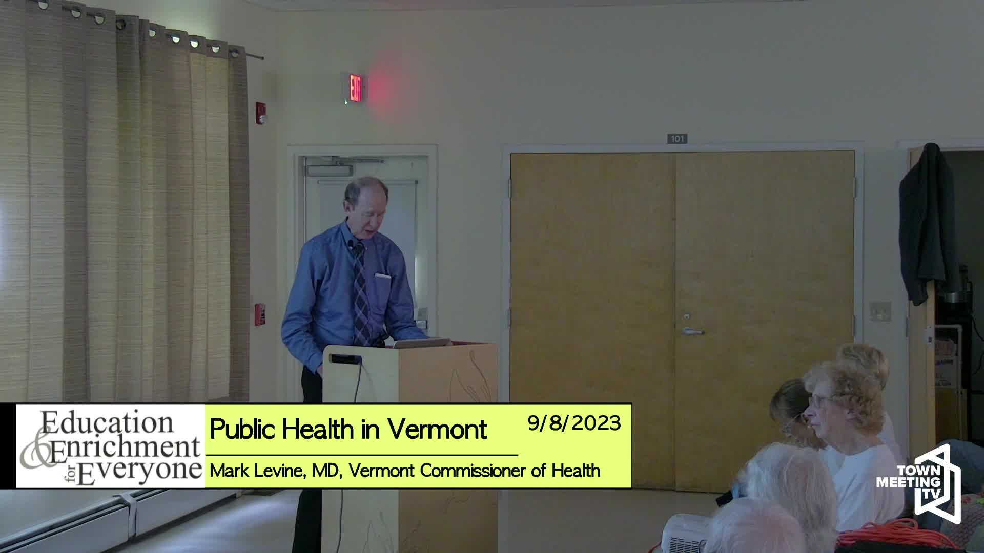 Thumbnail image for Education and Enrichment: 'Public Health In VT'
