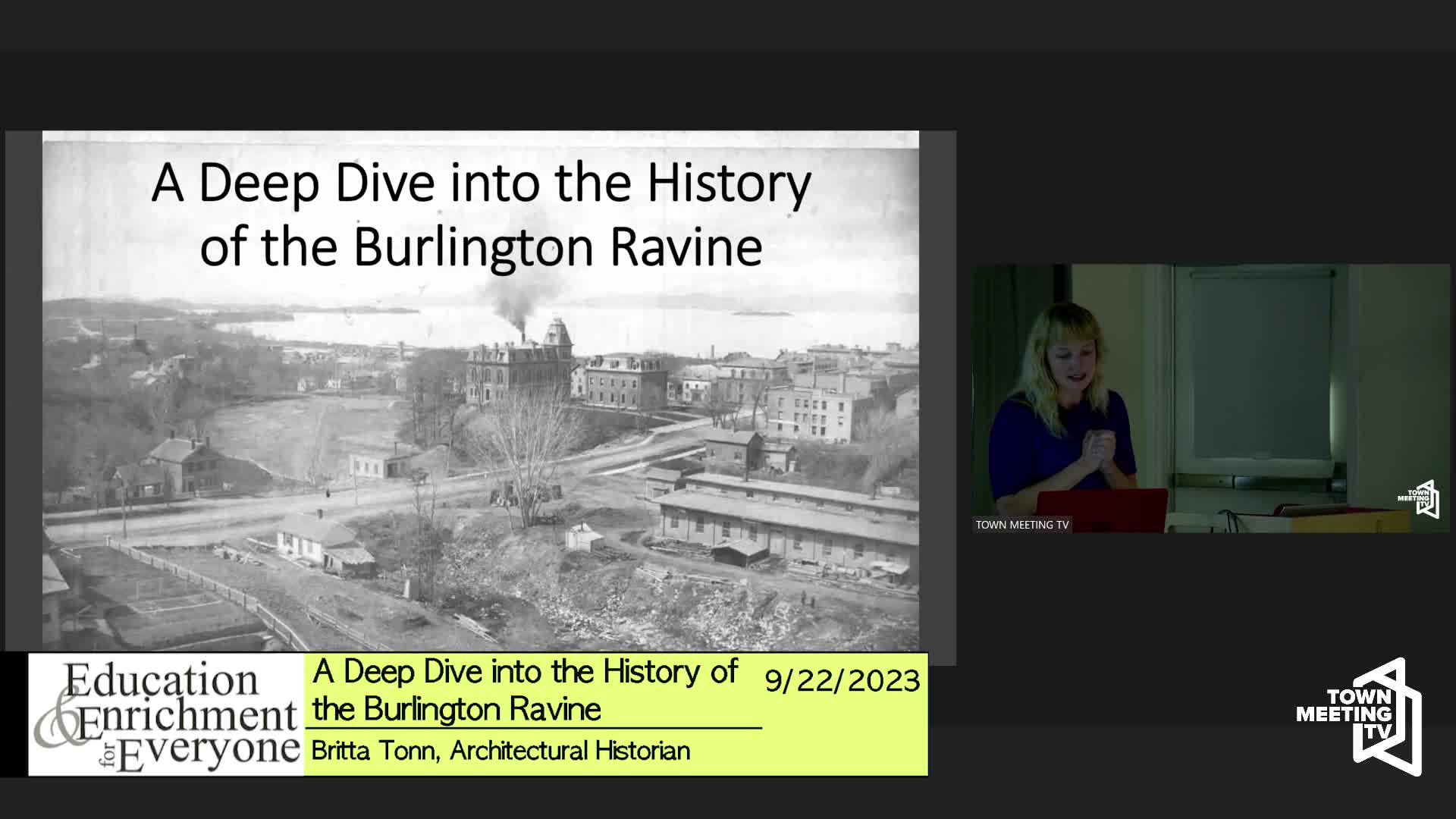 Thumbnail image for Education and Enrichment: 'History Of The Burlington Ravine'
