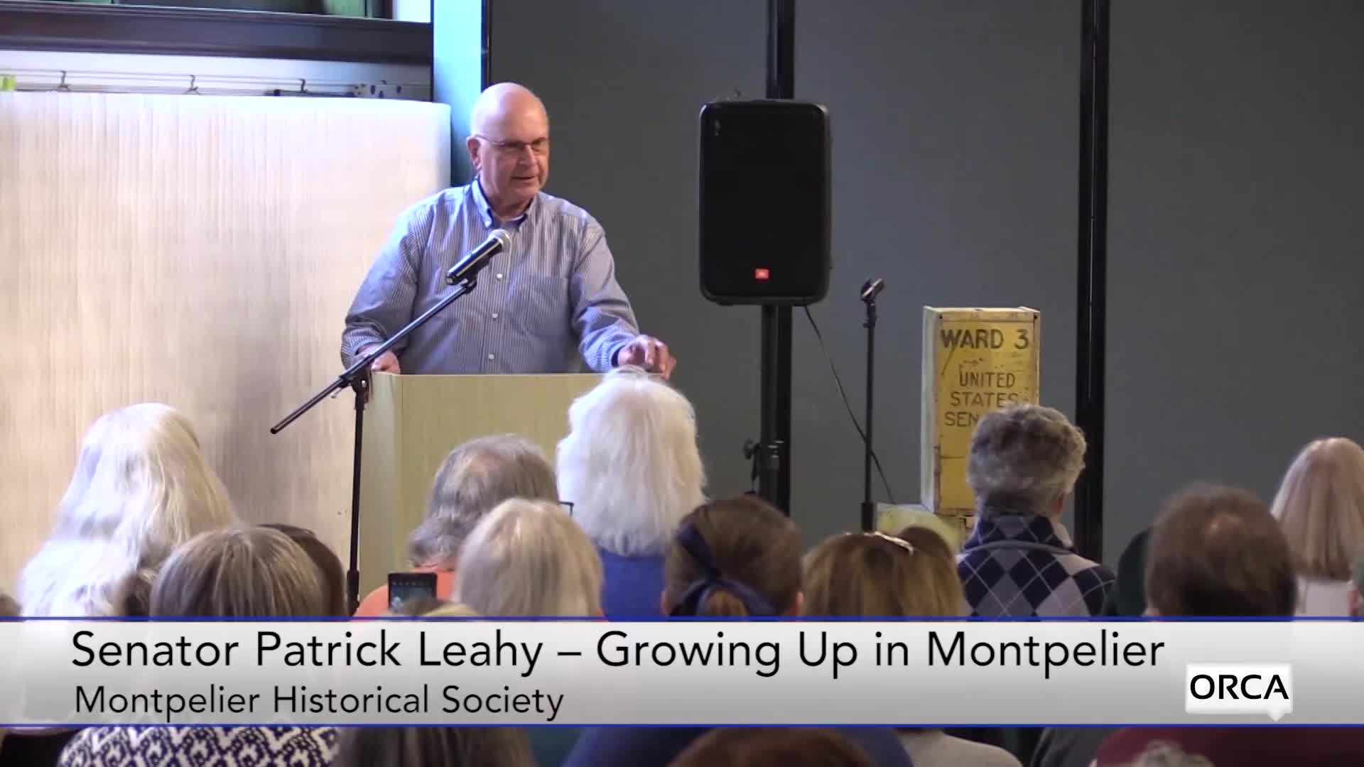 Thumbnail image for Montpelier Historical Society: 'Senator Patrick Leahy'