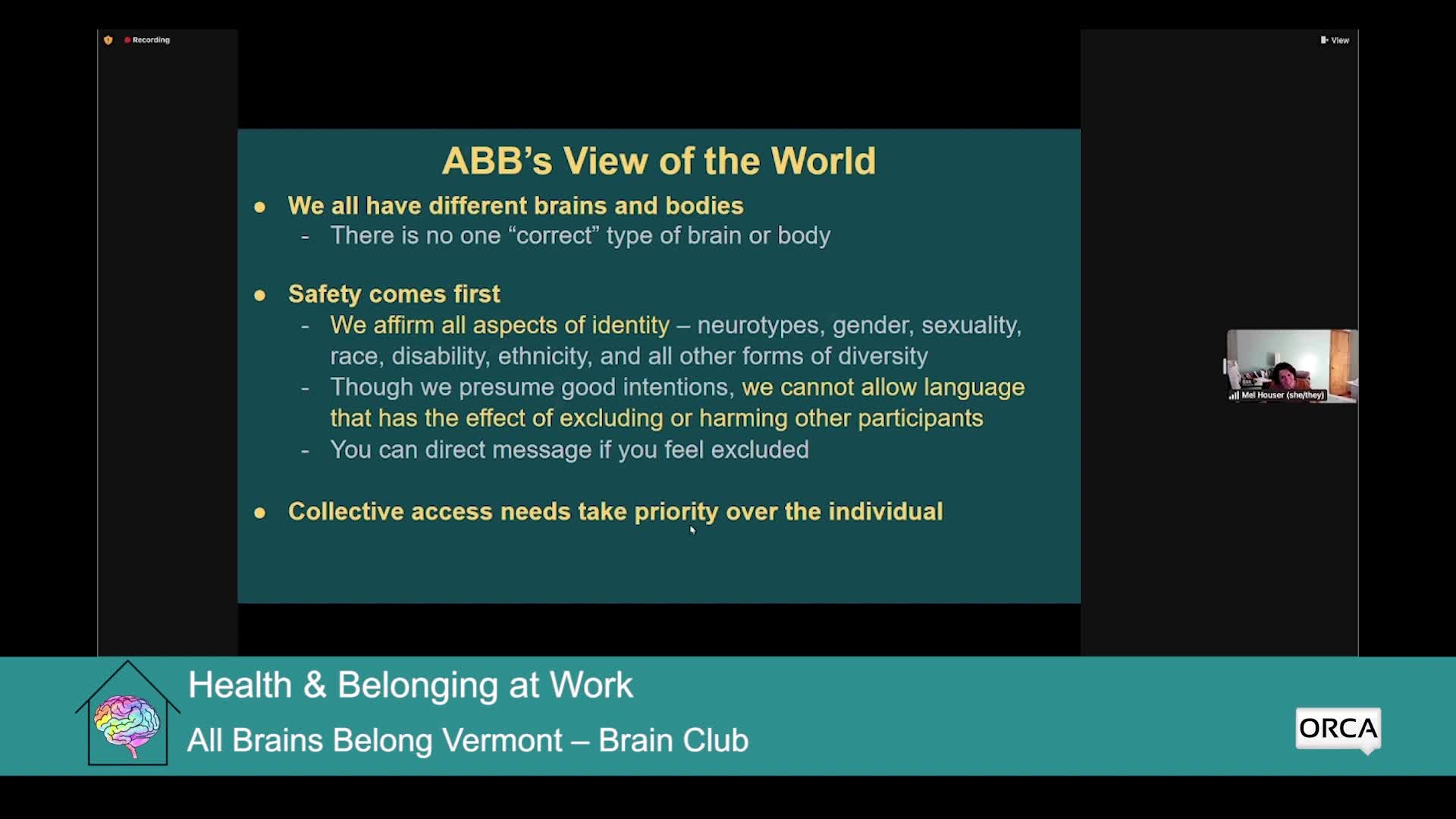 Thumbnail image for All Brains Belong To VT: 'Health & Belonging At Work'