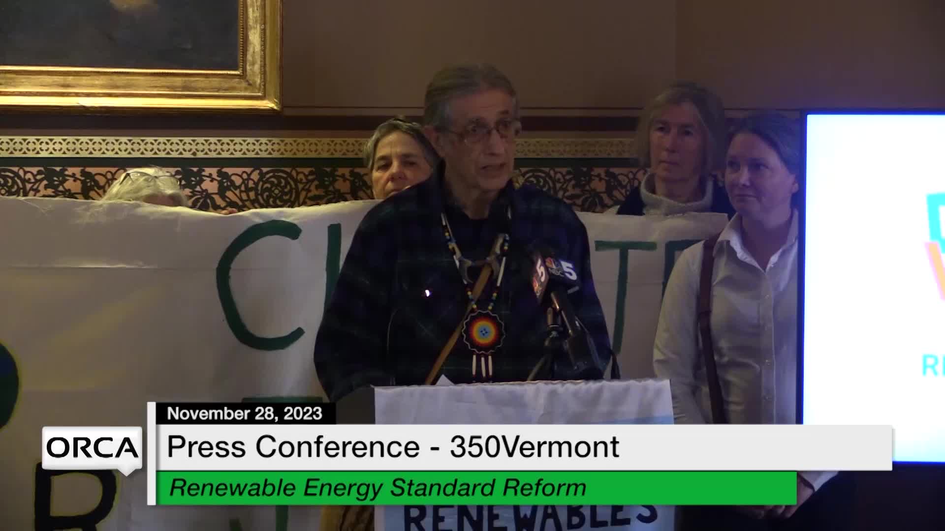 Thumbnail image for Press Conf. 350 VT: 'Renewable Energy Standard Reform'