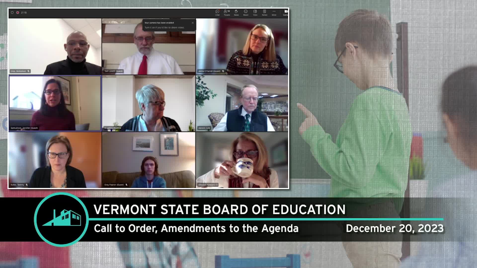 Thumbnail image for VT State Board Of Education: '12/20 Meeting'