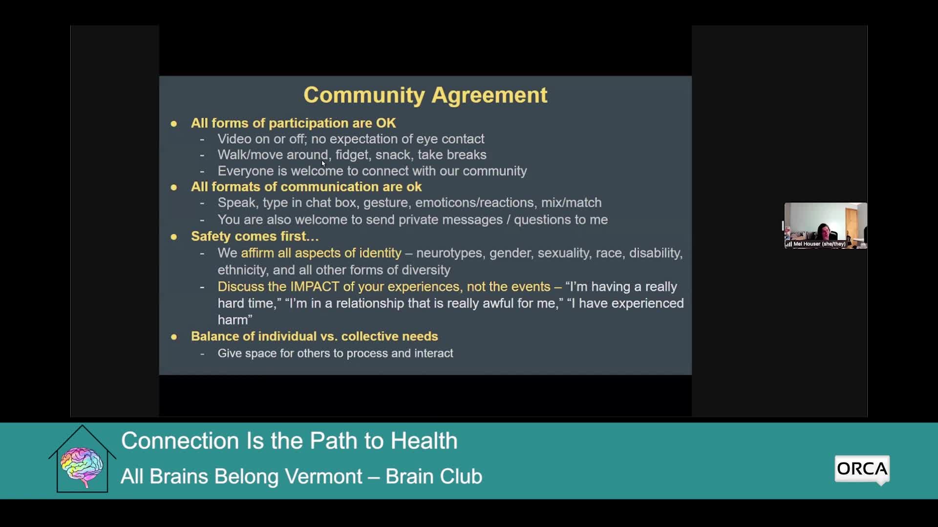 Thumbnail image for All Brains Belong To VT: 'Connection Is The Path To Health'