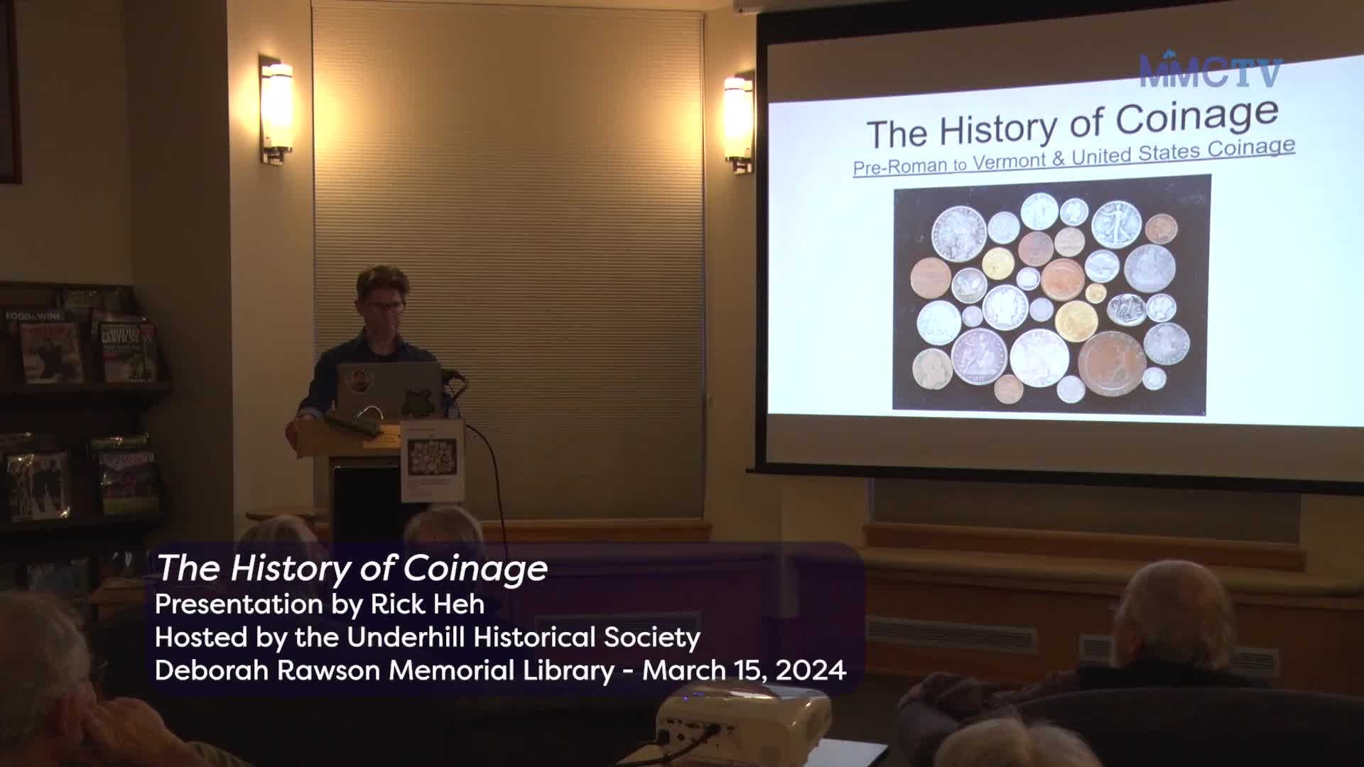 Thumbnail image for Underhill Historical Society: 'The History Of Coinage'