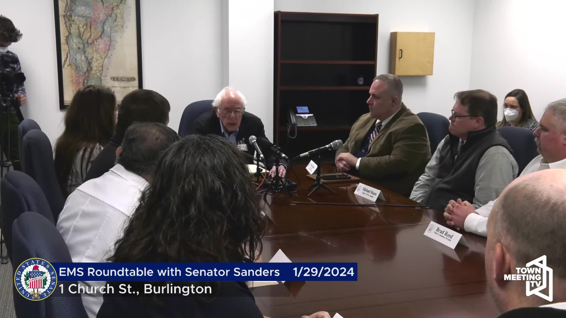 Thumbnail image for Bernie Sanders: 'First Responders Roundtable'