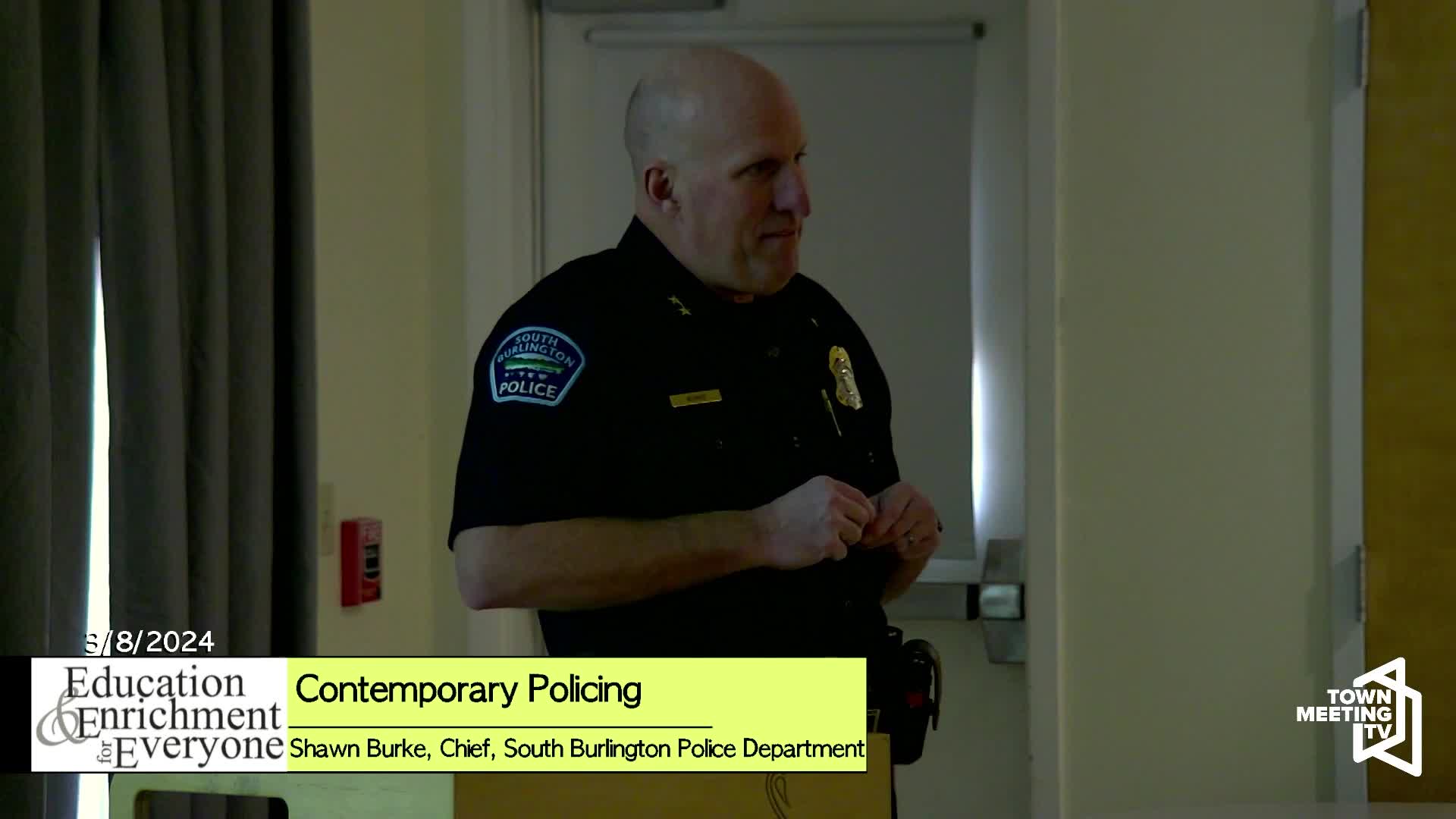 Thumbnail image for Education and Enrichment: 'Contemporary Policing'