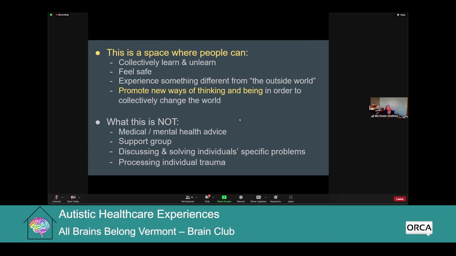 Thumbnail image for All Brains Belong To VT: 'Autistic Healthcare Experiences'