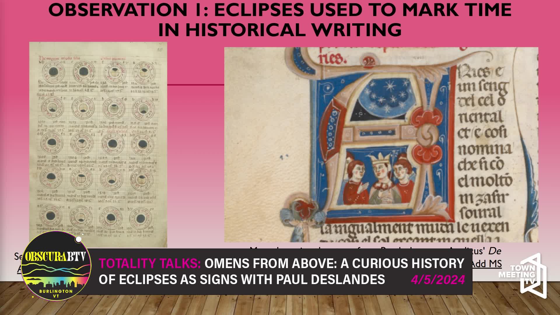 Thumbnail image for OBSCURA: 2024 Solar Eclipse 'A Curious History Of Eclipses As Signs'