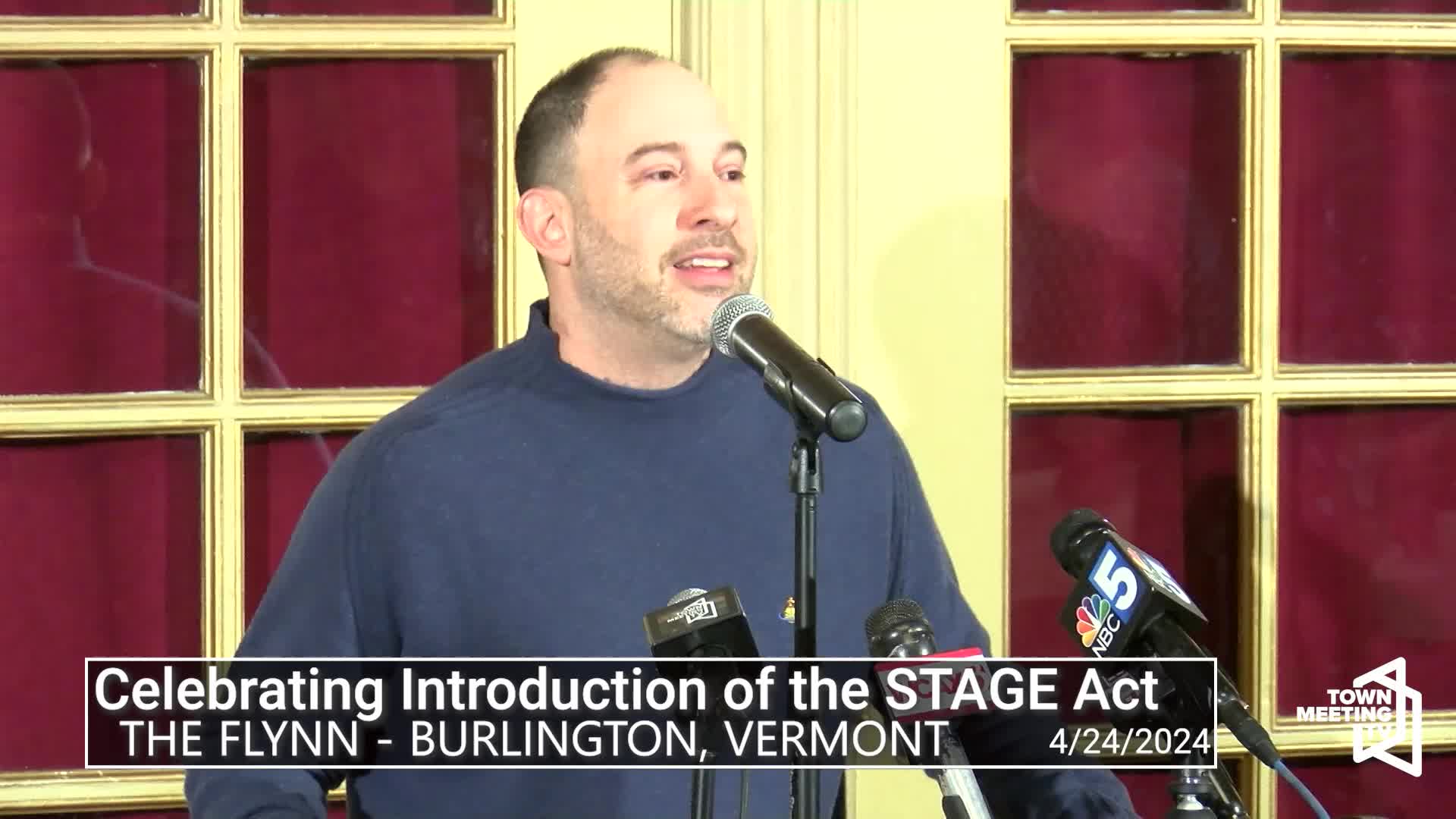 Thumbnail image for Senator Peter Welch: 'STAGE Act With VT's Nonprofit Theaters'