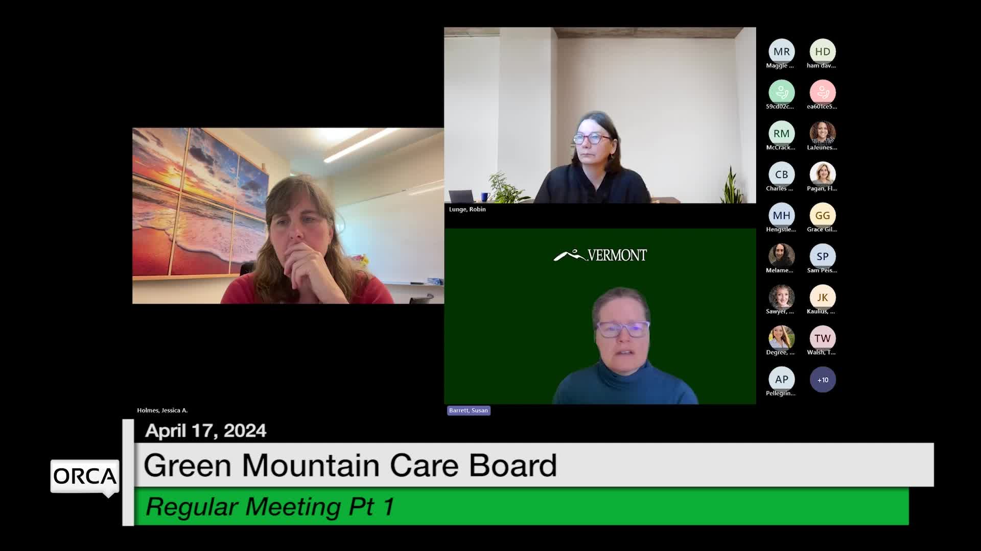 Thumbnail image for Green Mountain Care Board '4/17 Regular Meeting' P1