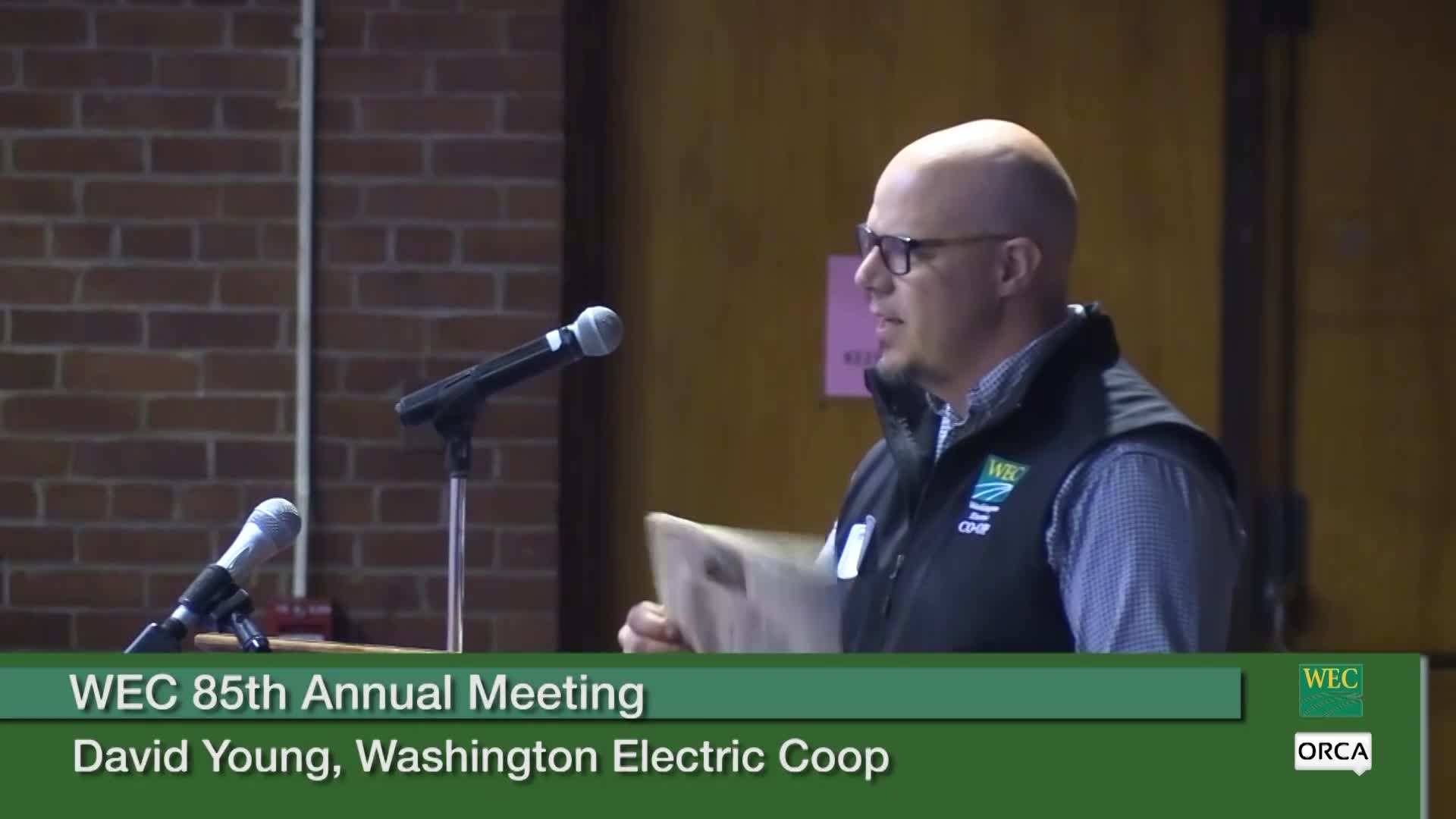 Thumbnail image for Washington Electric Coop.: '85th Annual Meeting'