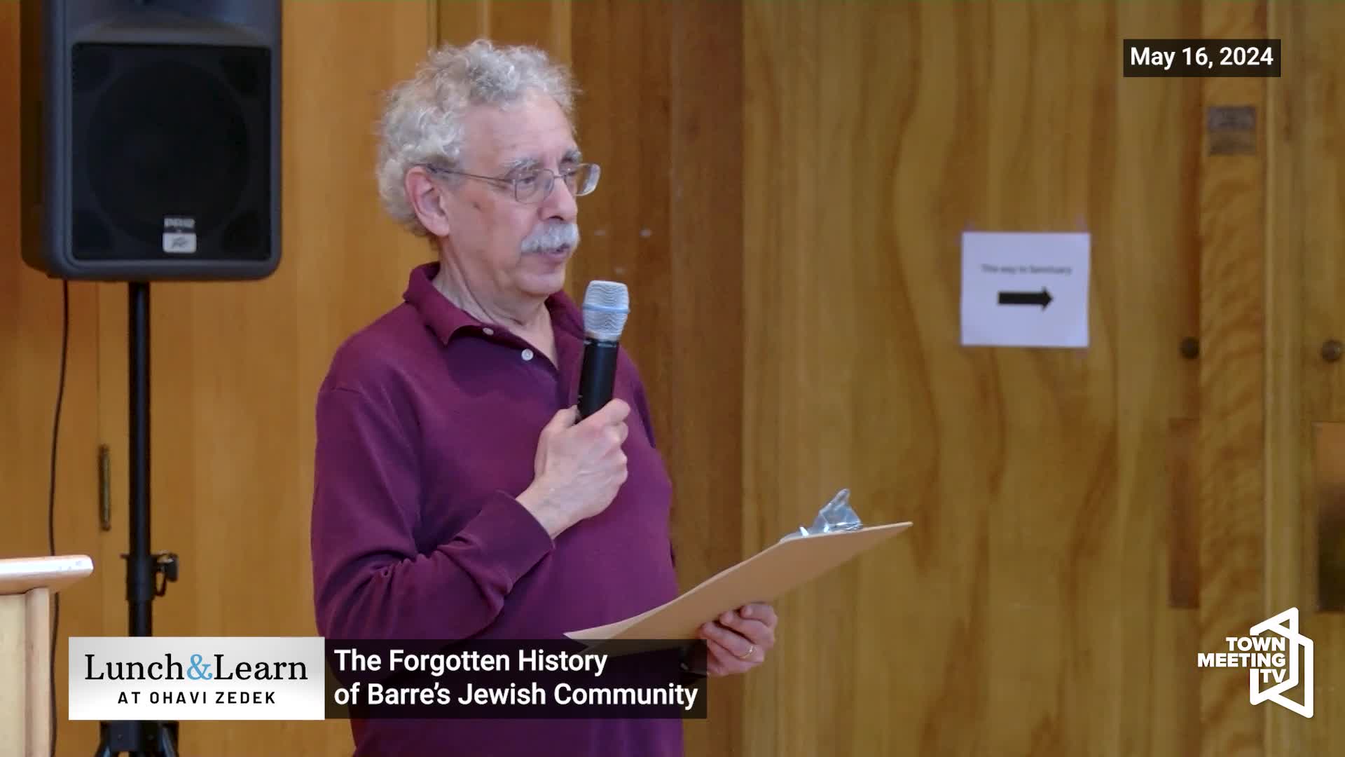 Thumbnail image for Ohavi Zedek Lunch: History, Barre’s Jewish Community