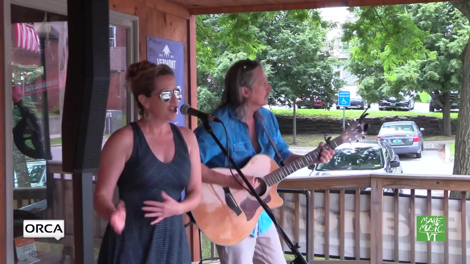 Thumbnail image for Make Music Day VT: 'Em & Nat At The Gear House'