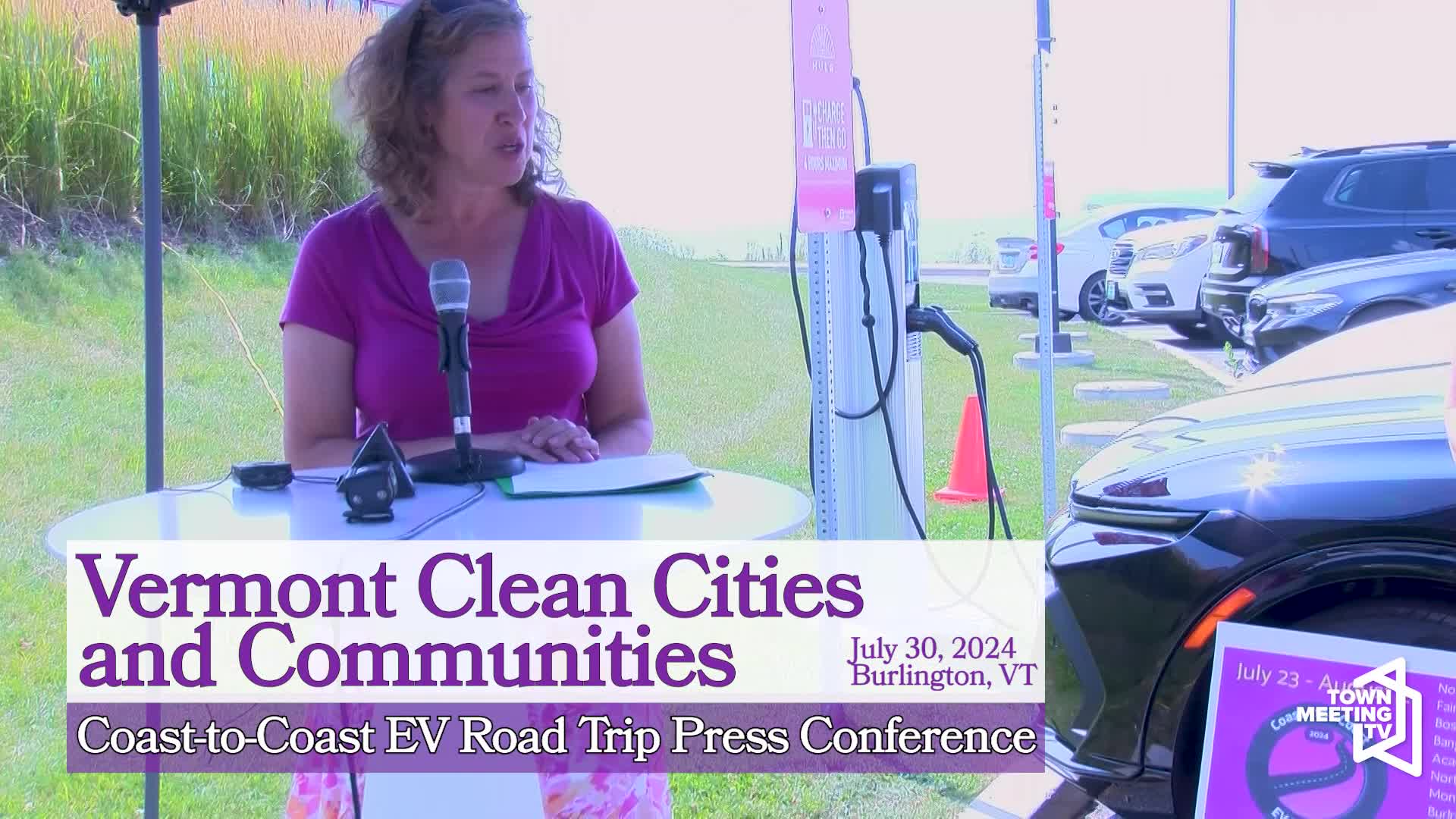 Thumbnail image for Press Conf. VT Clean Cities & Communities: 'Coast-To-Coast EV Road Trip'