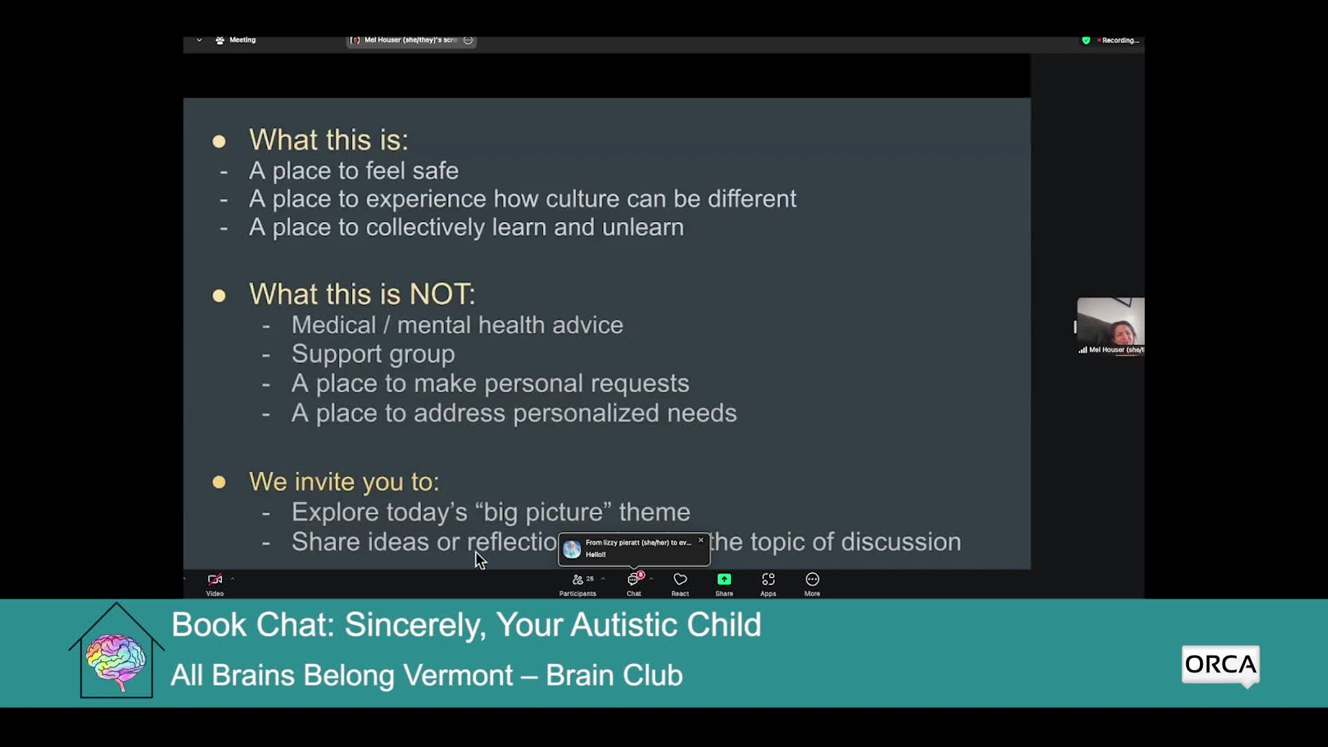 Thumbnail image for All Brains Belong VT, Brain Club: 'Sincerely, Your Autistic Child'