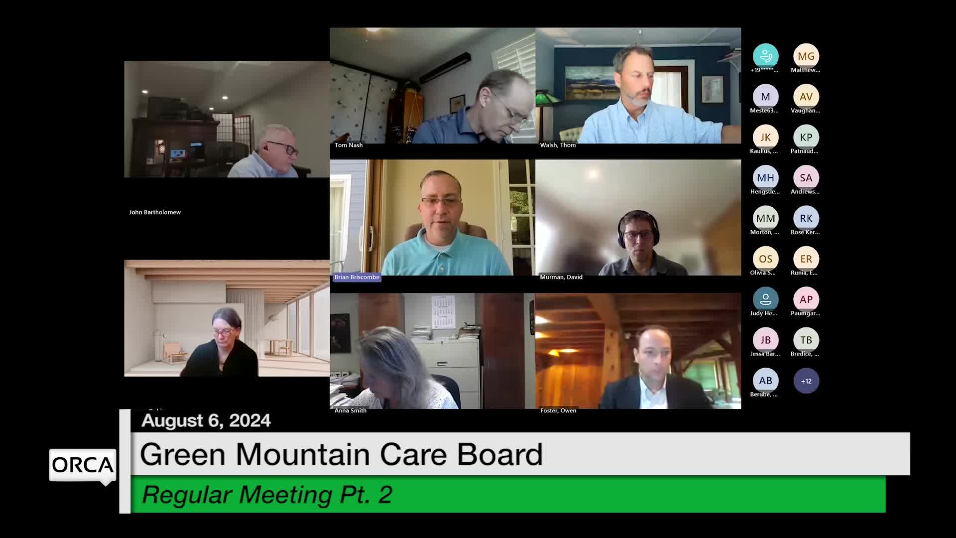 Thumbnail image for Green Mountain Care Board '8/6 Regular Meeting' P2
