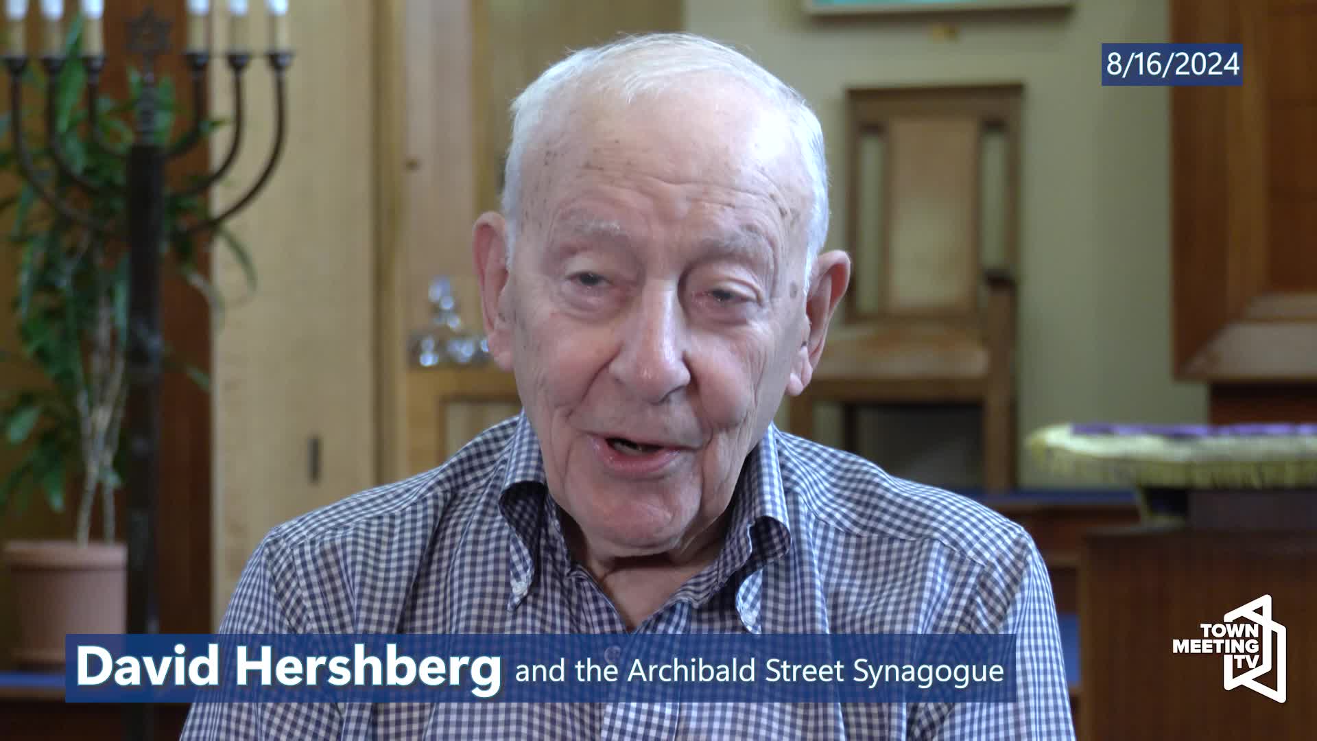 Thumbnail image for Ohavi Zedek: 'David Hershberg & The Archibald Street Synagogue'