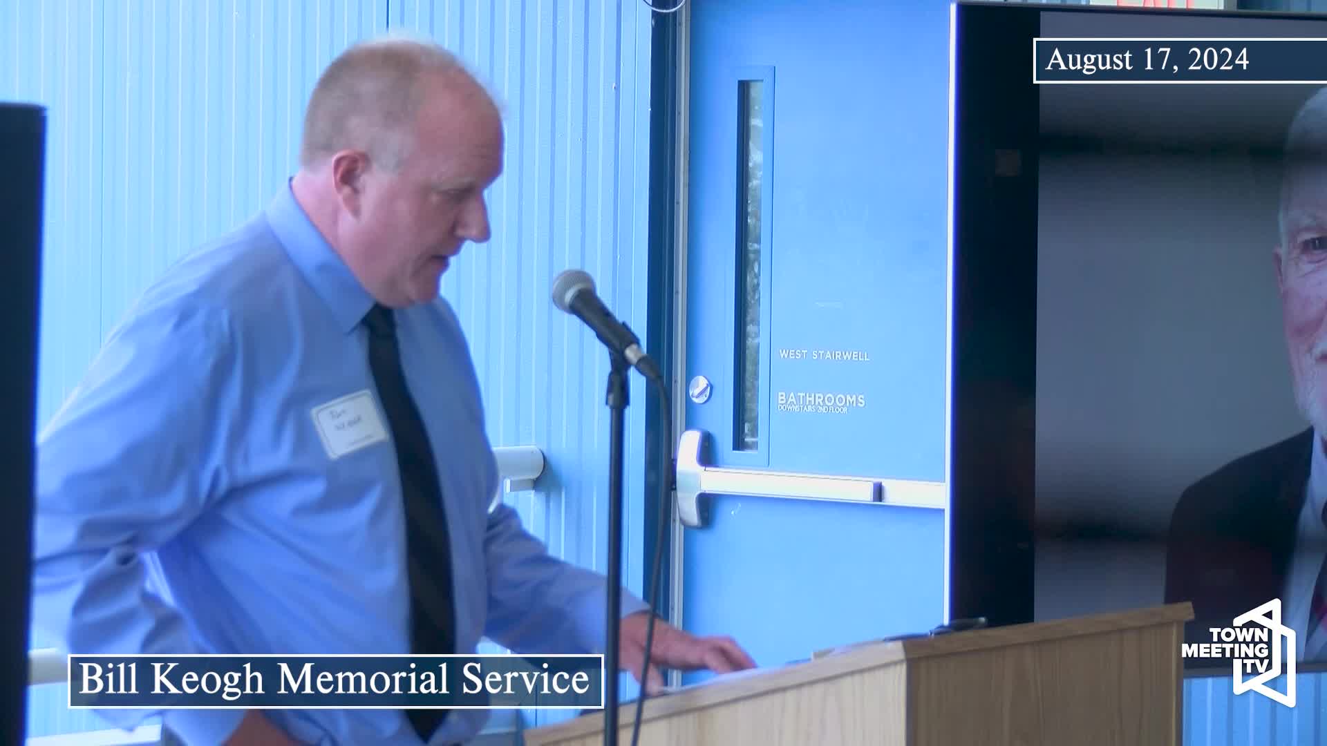 Thumbnail image for William “Bill” J. Keogh: 'Memorial Service'