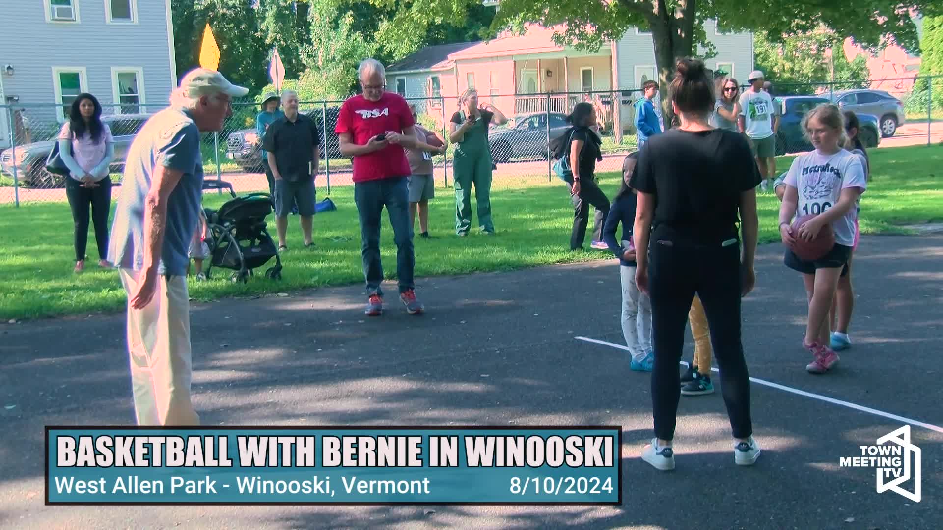 Thumbnail image for Sen. Sanders: 'Basketball With Bernie In Winooski'