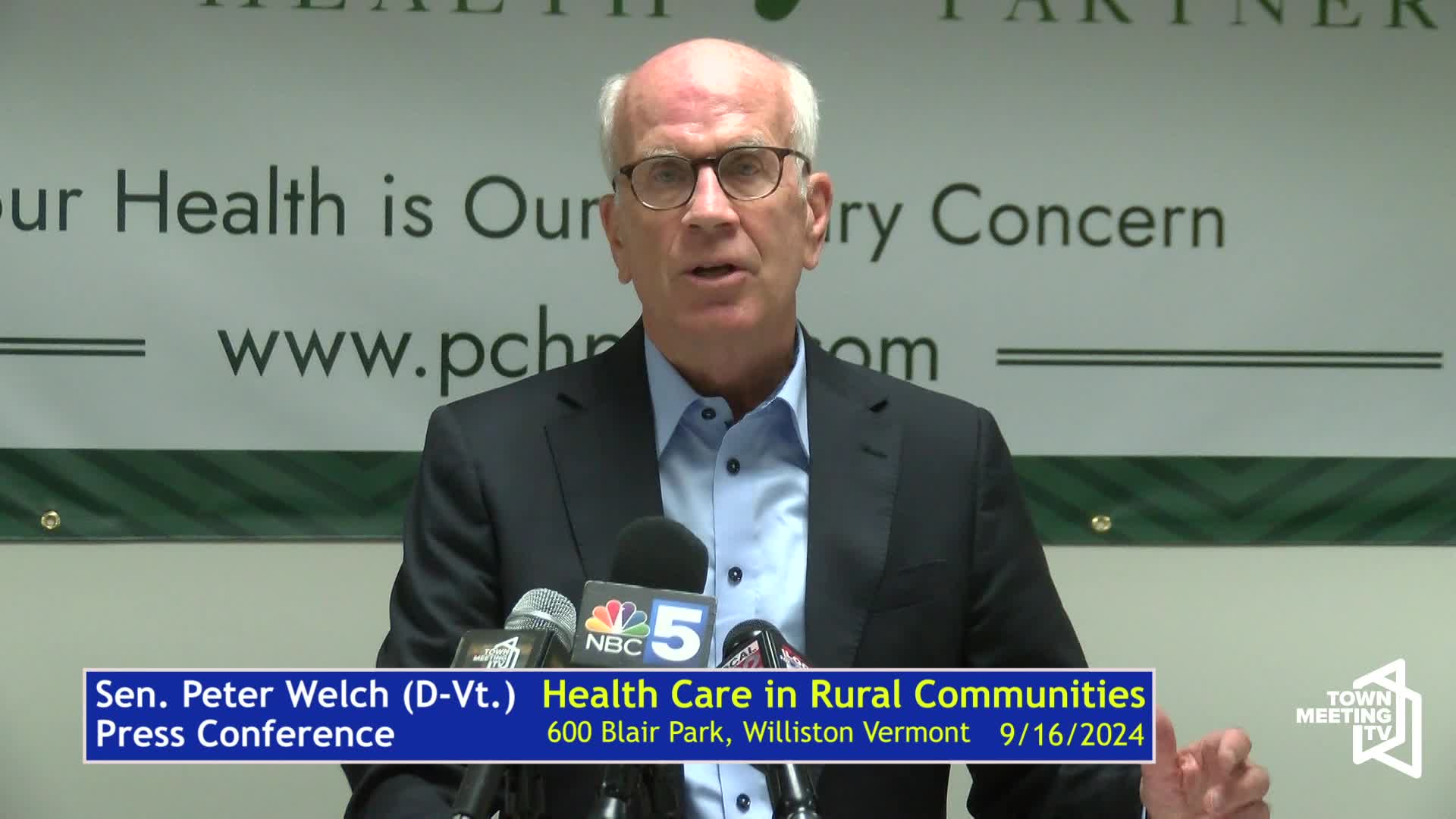 Thumbnail image for Sen. Welch: 'Health Care In Rural Communities'