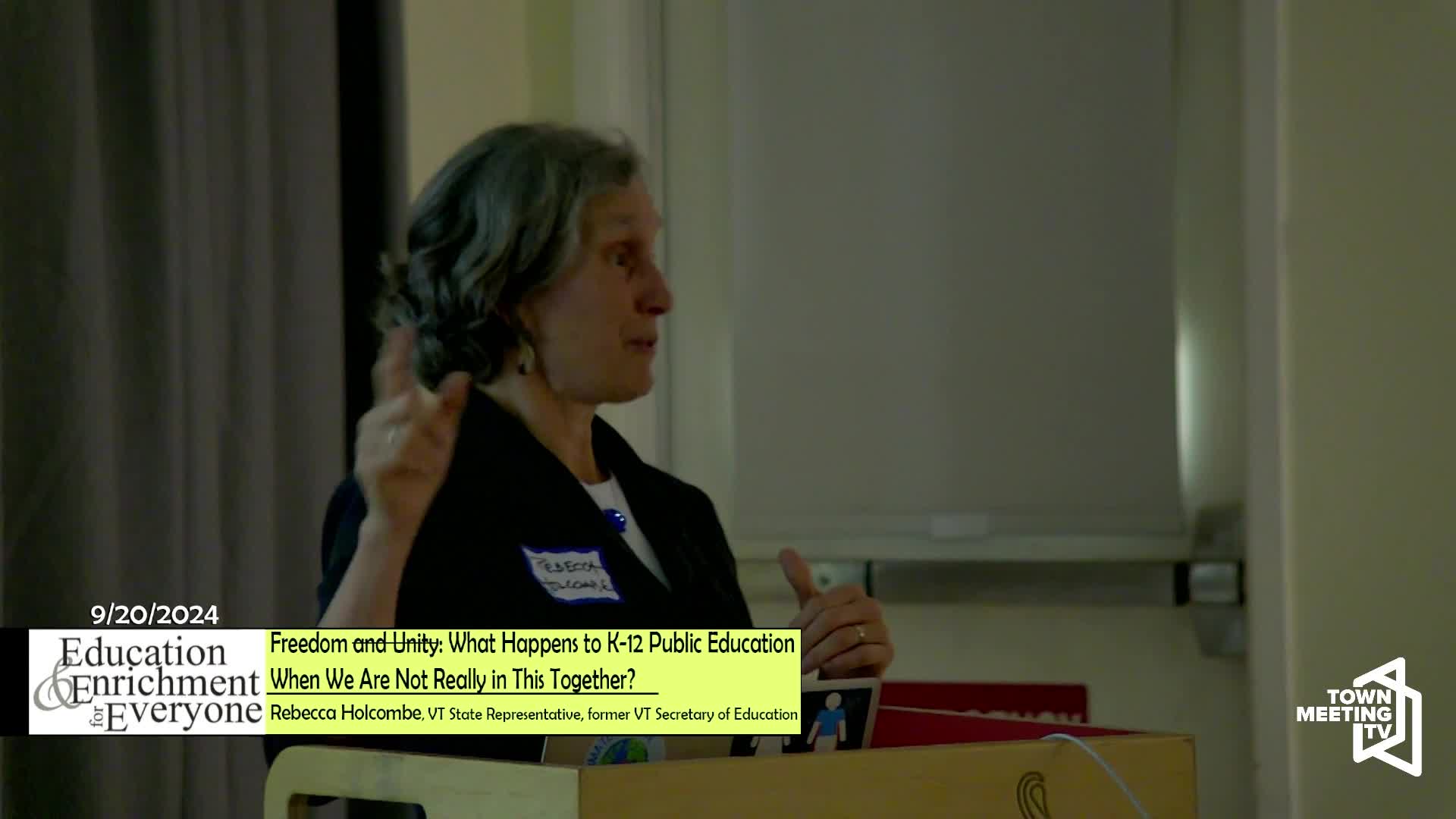 Thumbnail image for Education and Enrichment: 'What Happens To K-12 Public Education?'