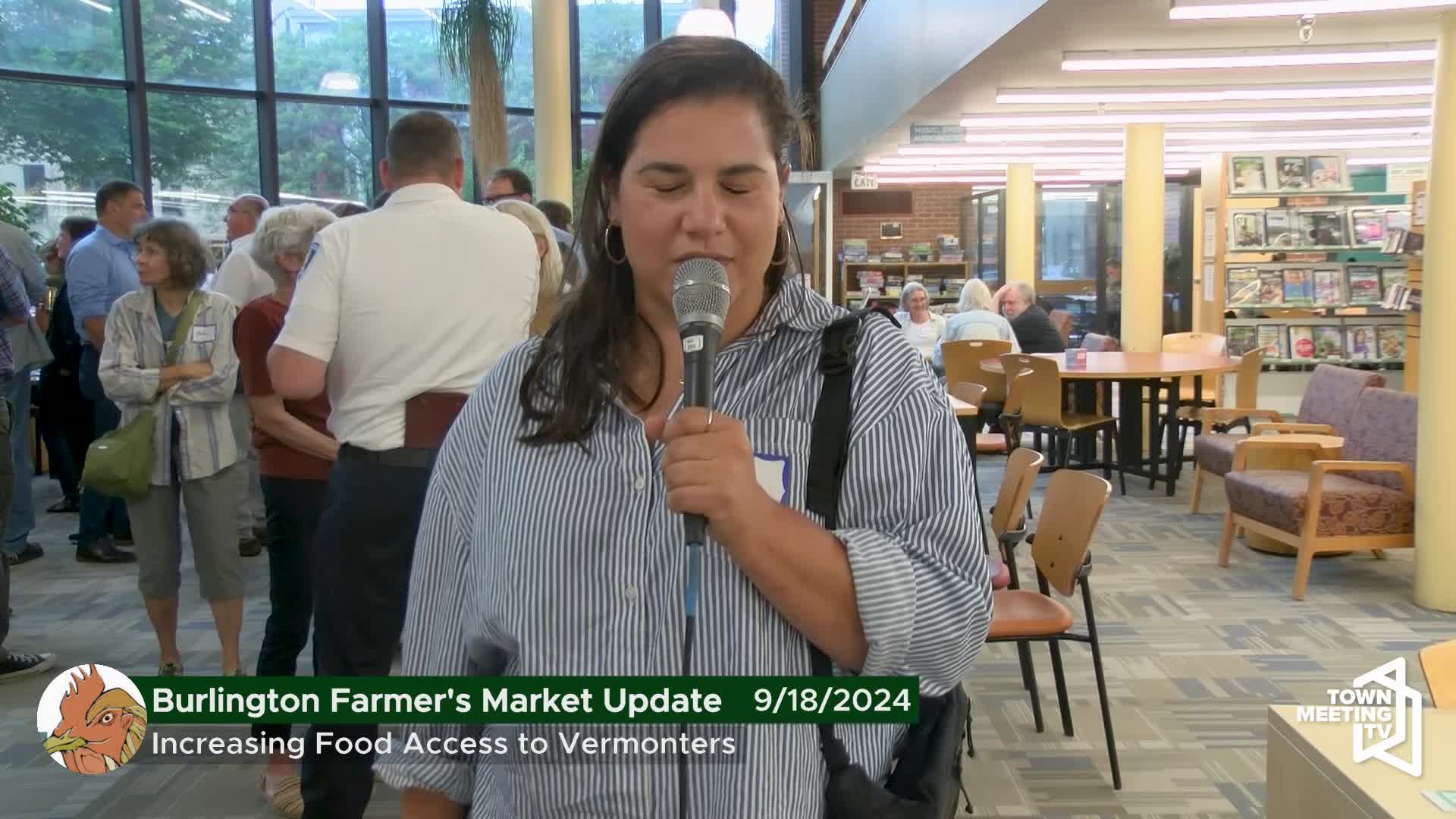 Thumbnail image for Burlington Farmer's Market: 'Increasing Food Access To Vermonters'
