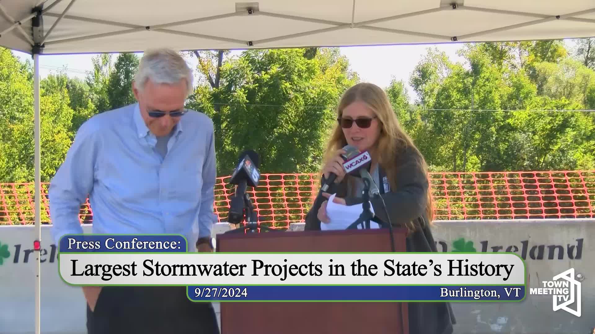 Thumbnail image for Press Conference: 'Largest Stormwater Projects In The State’s History'