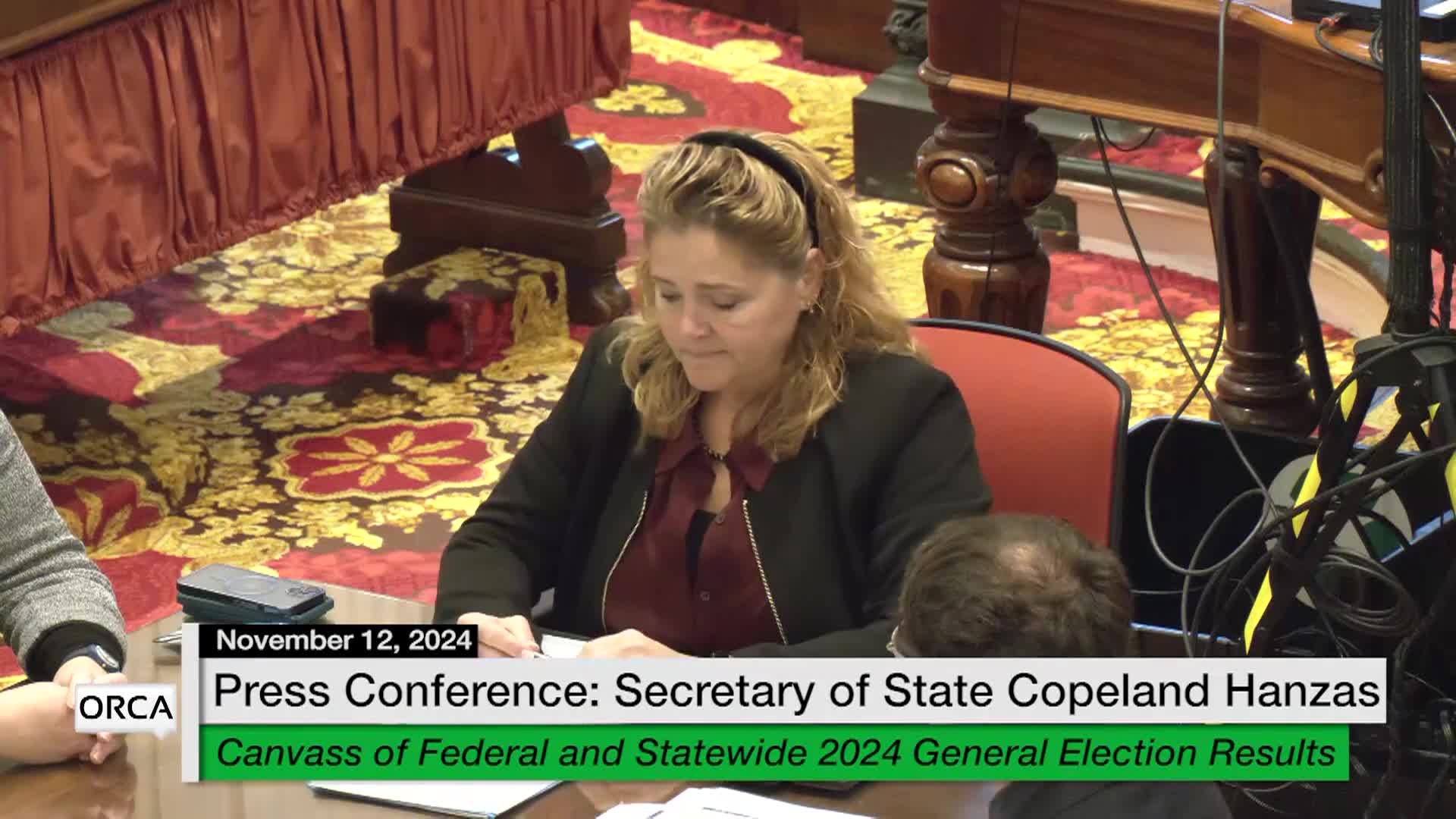 Thumbnail image for Press Conf. Copeland Hanzas: '2024 General Election Results'