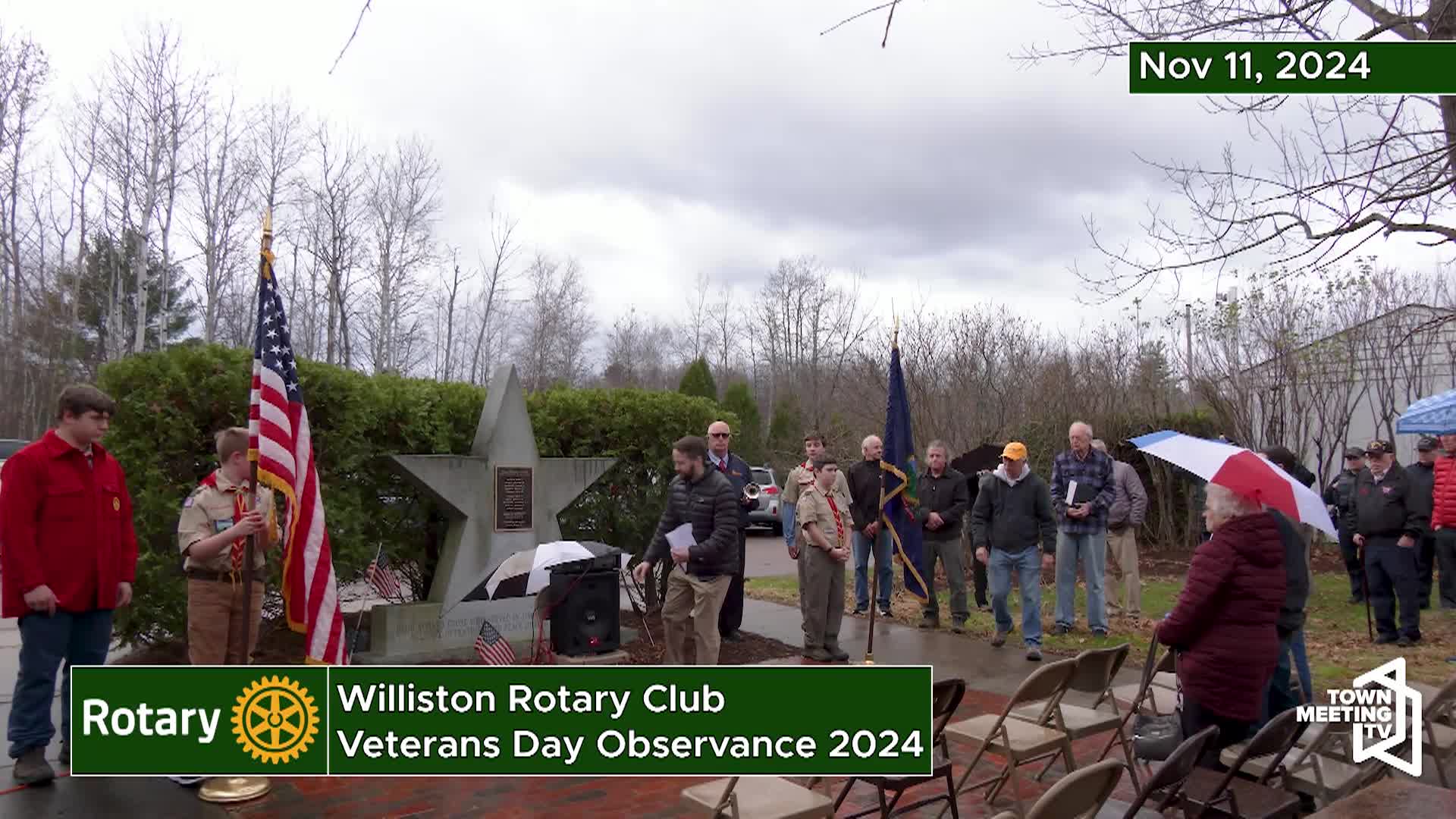 Thumbnail image for Williston Rotary Club: 'Veterans Day Observance 2024'