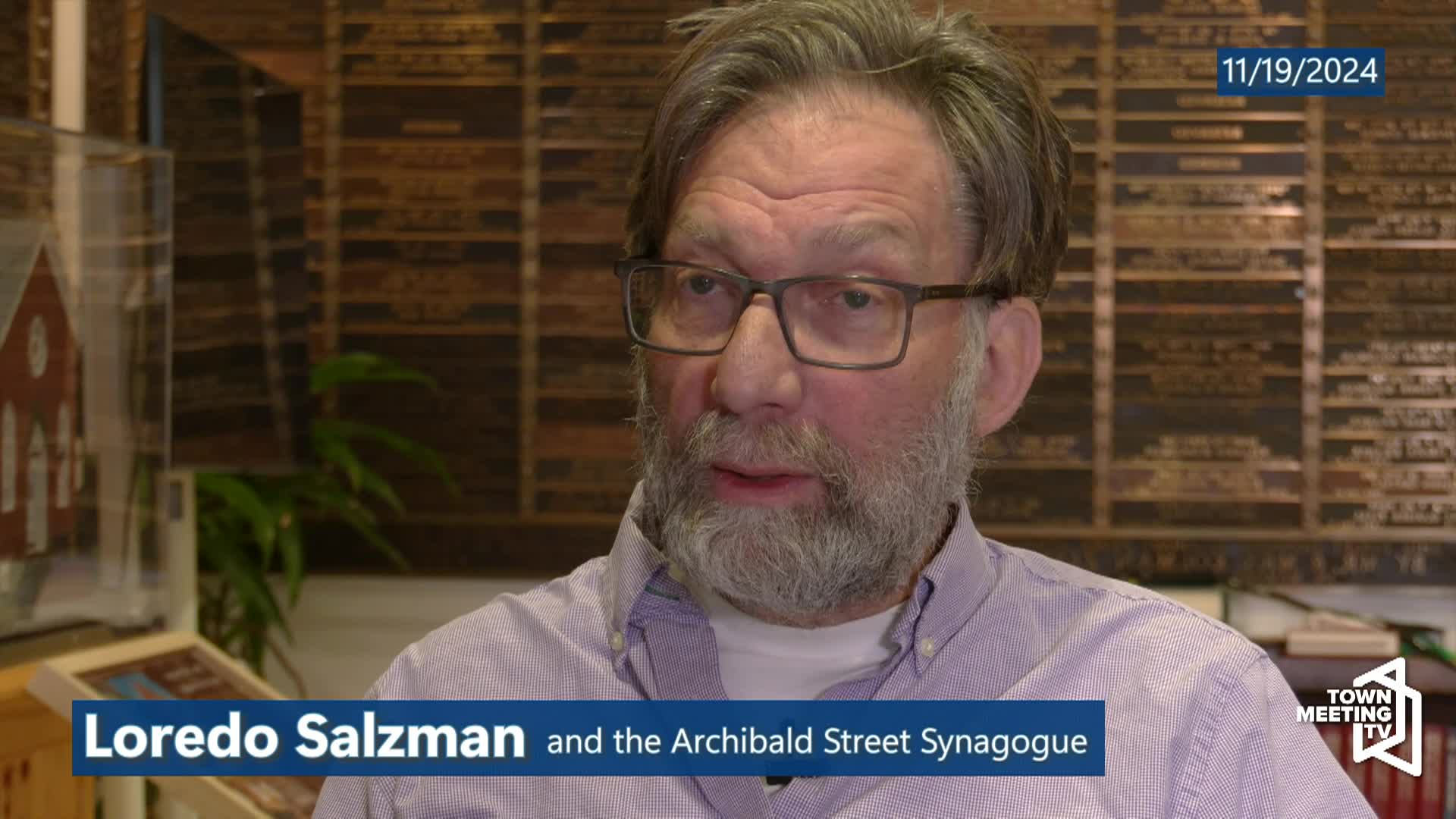 Thumbnail image for Archibald Street Synagogue: 'Loredo Salzman'