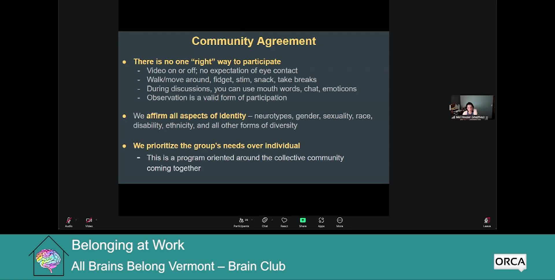 Thumbnail image for All Brains Belong VT, Brain Club: 'Belonging At Work'