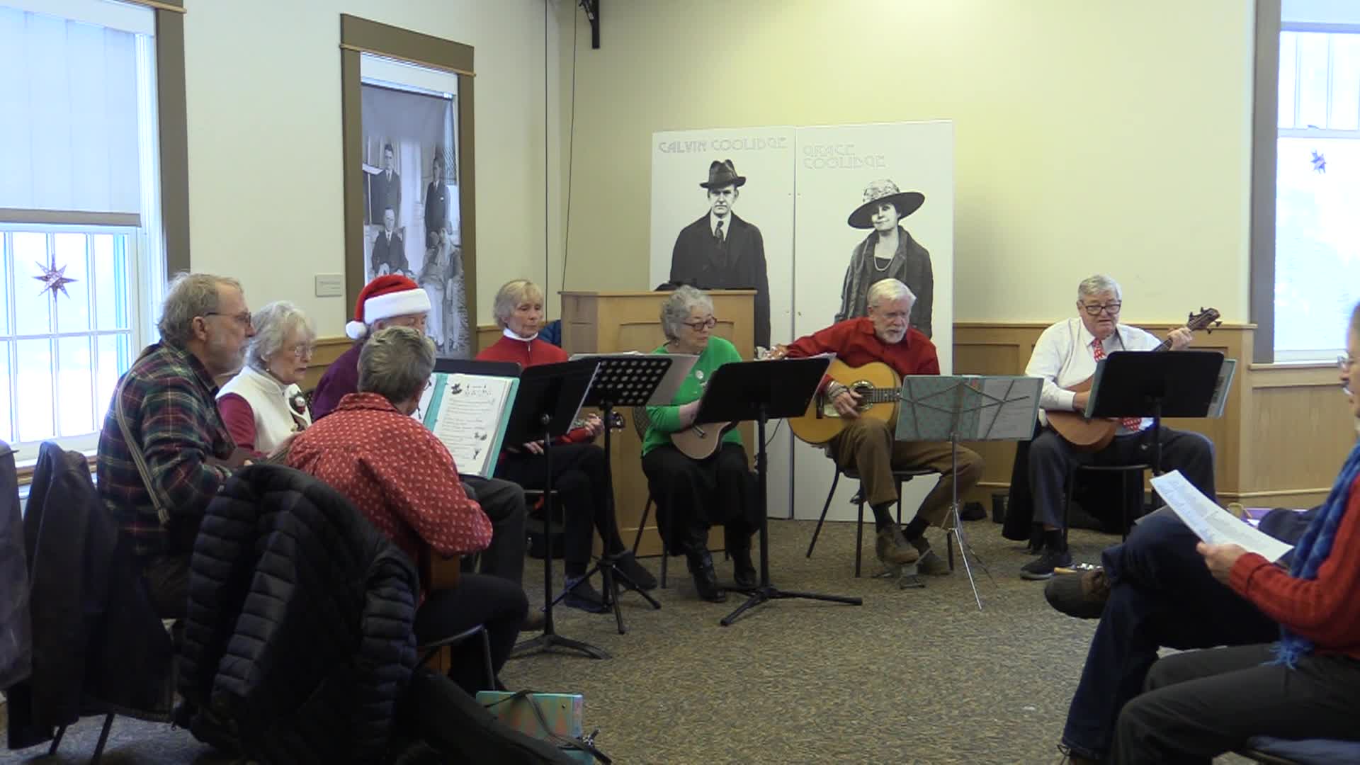 Thumbnail image for Calvin Coolidge Holiday: 'The UkeAliens'