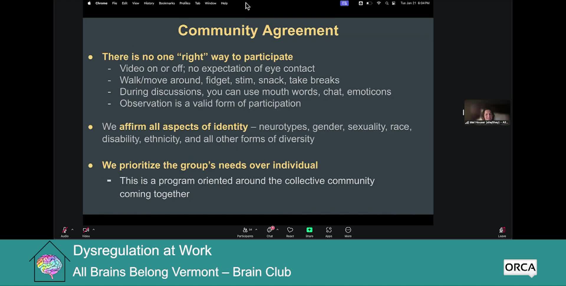 Thumbnail image for All Brains Belong VT, Brain Club: 'Dysregulation At Work'