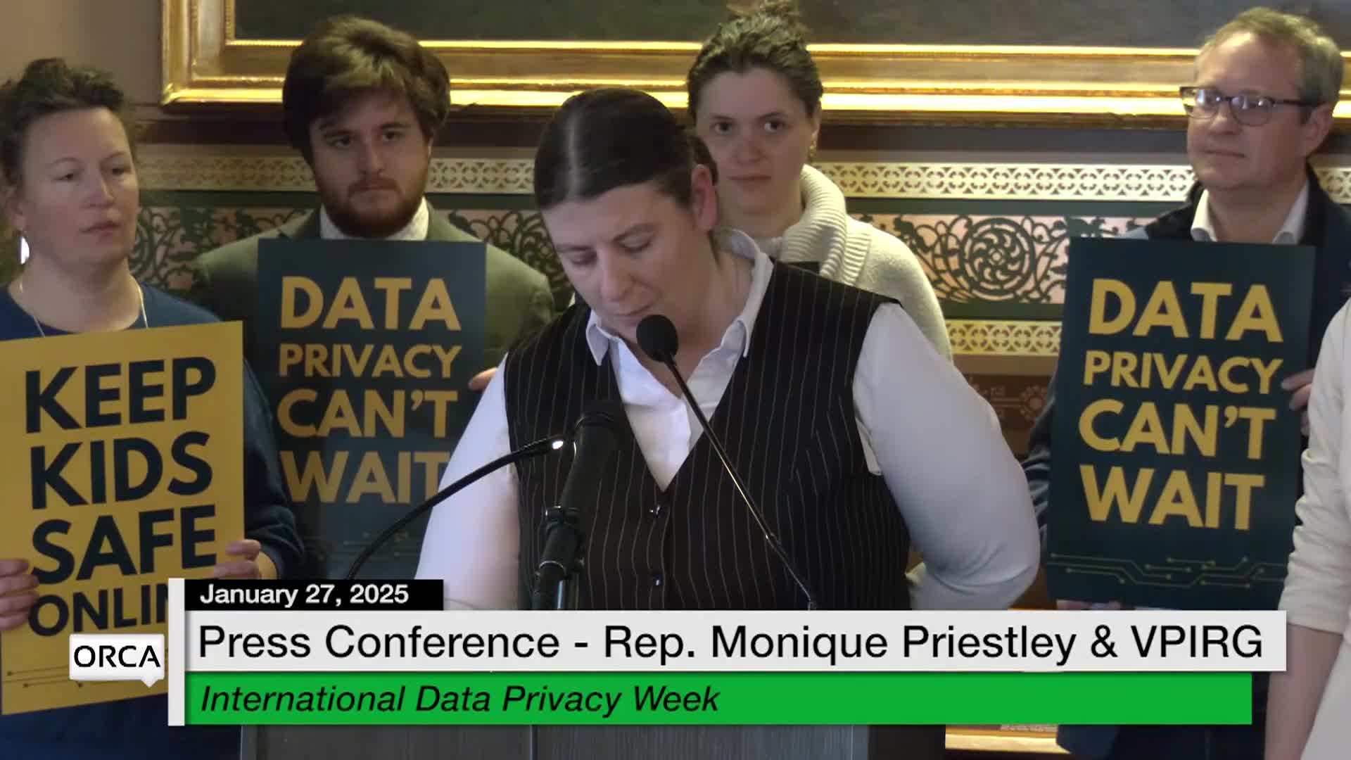 Thumbnail image for Press Conf. Rep. Monique Priestley: 'International Data Privacy Week'