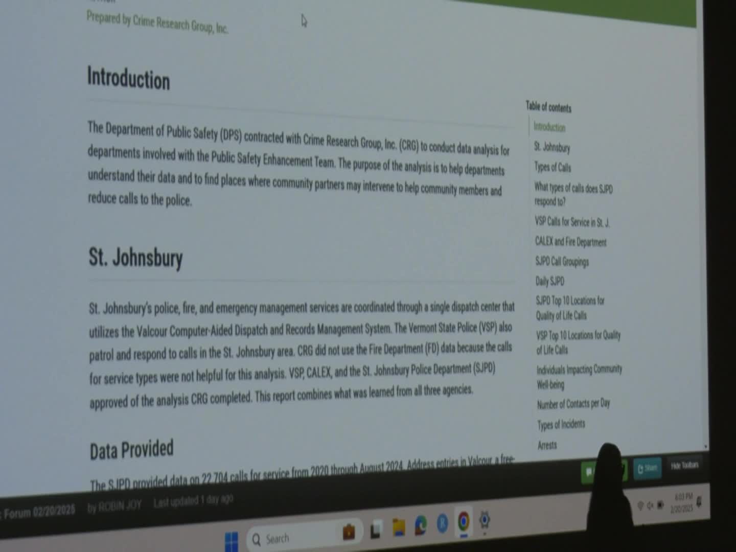 Thumbnail image for Saint Johnsbury Public Safety Forum