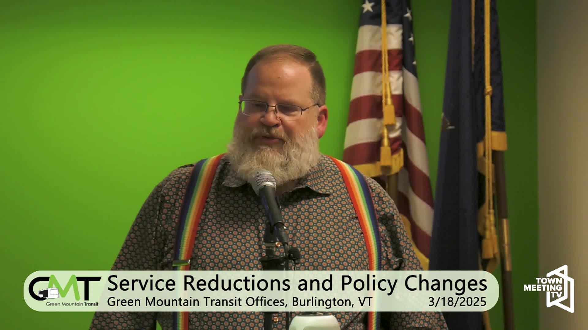Thumbnail image for Green Mountain Transit: 'Service Reductions And Policy Changes'