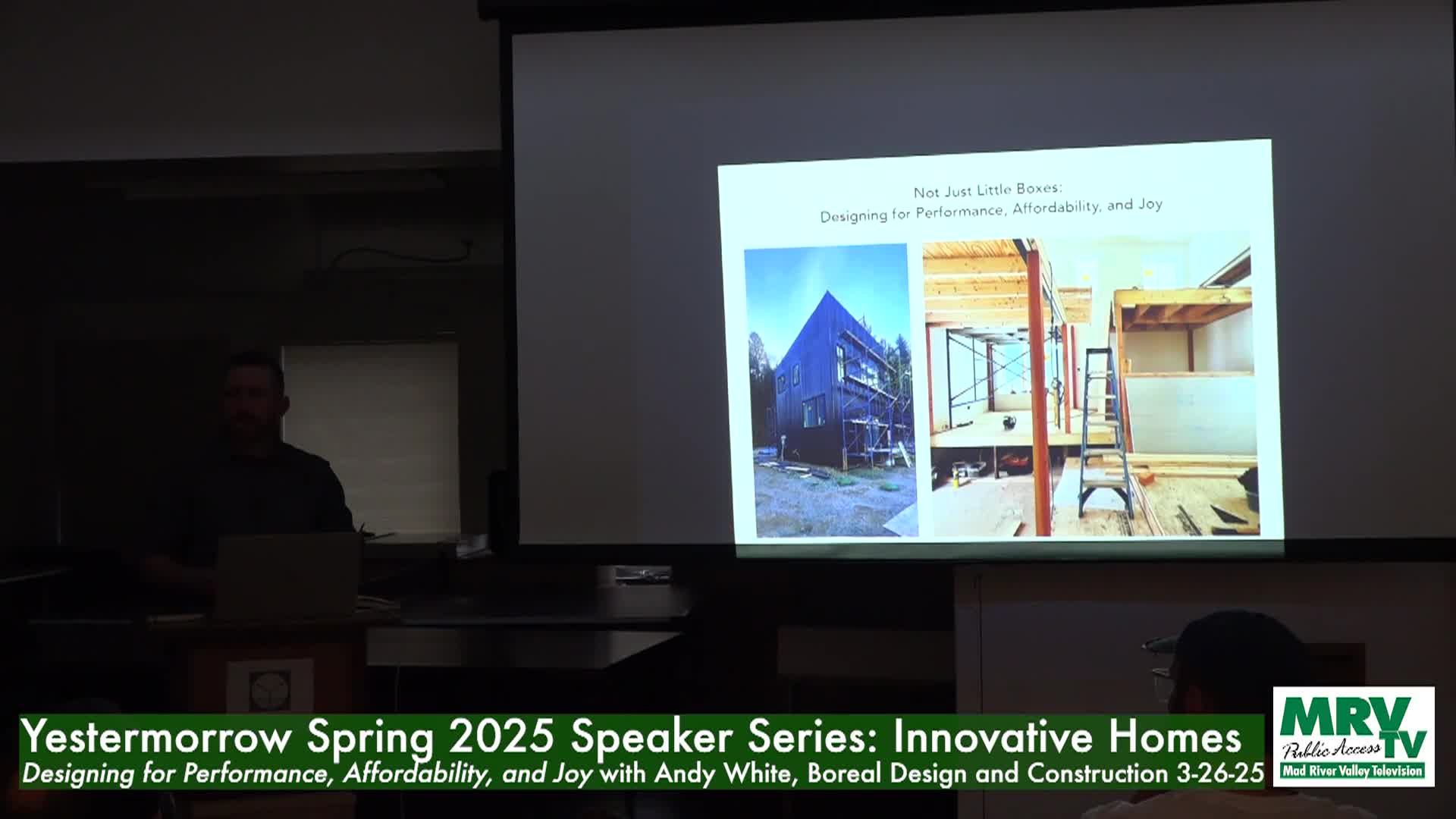 Yestermorrow Spring Speaker Series: 'Designing For Performance'