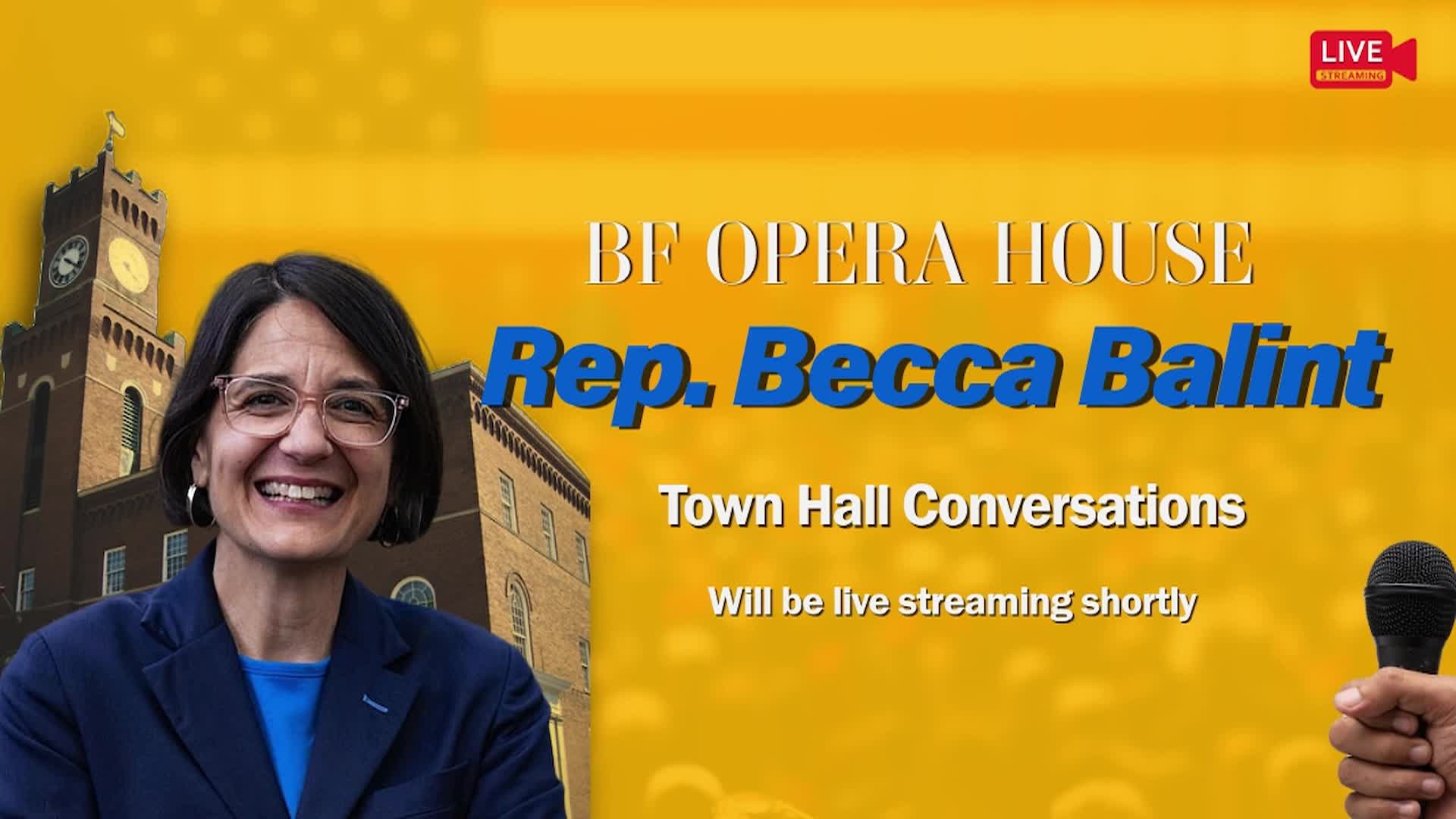 Thumbnail image for U.S Rep. Becca Balint: 'Bellows Falls Town Hall Conversation'