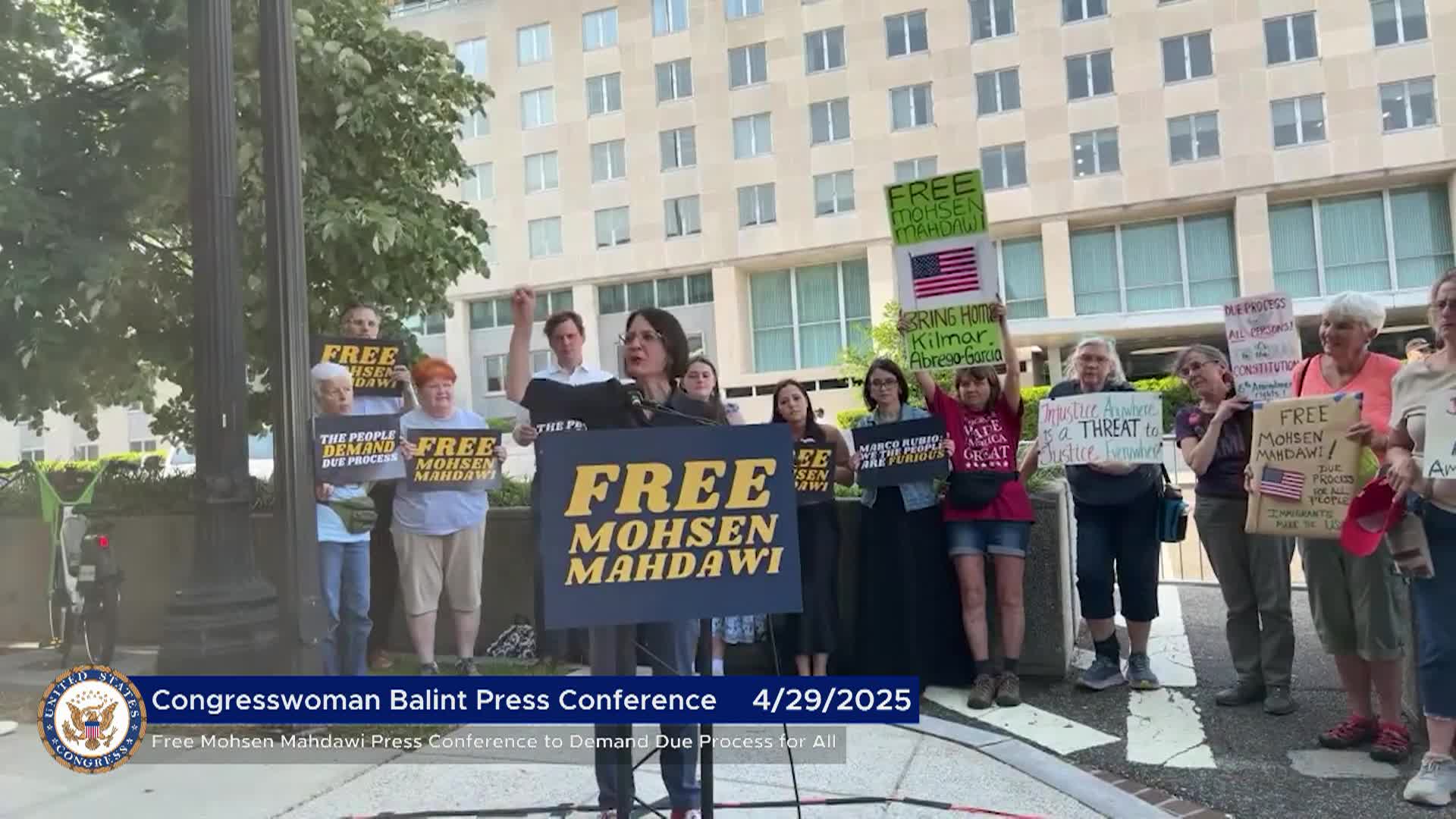 Thumbnail image for U.S Rep. Becca Balint: 'Free Mohsen Mahdawi'