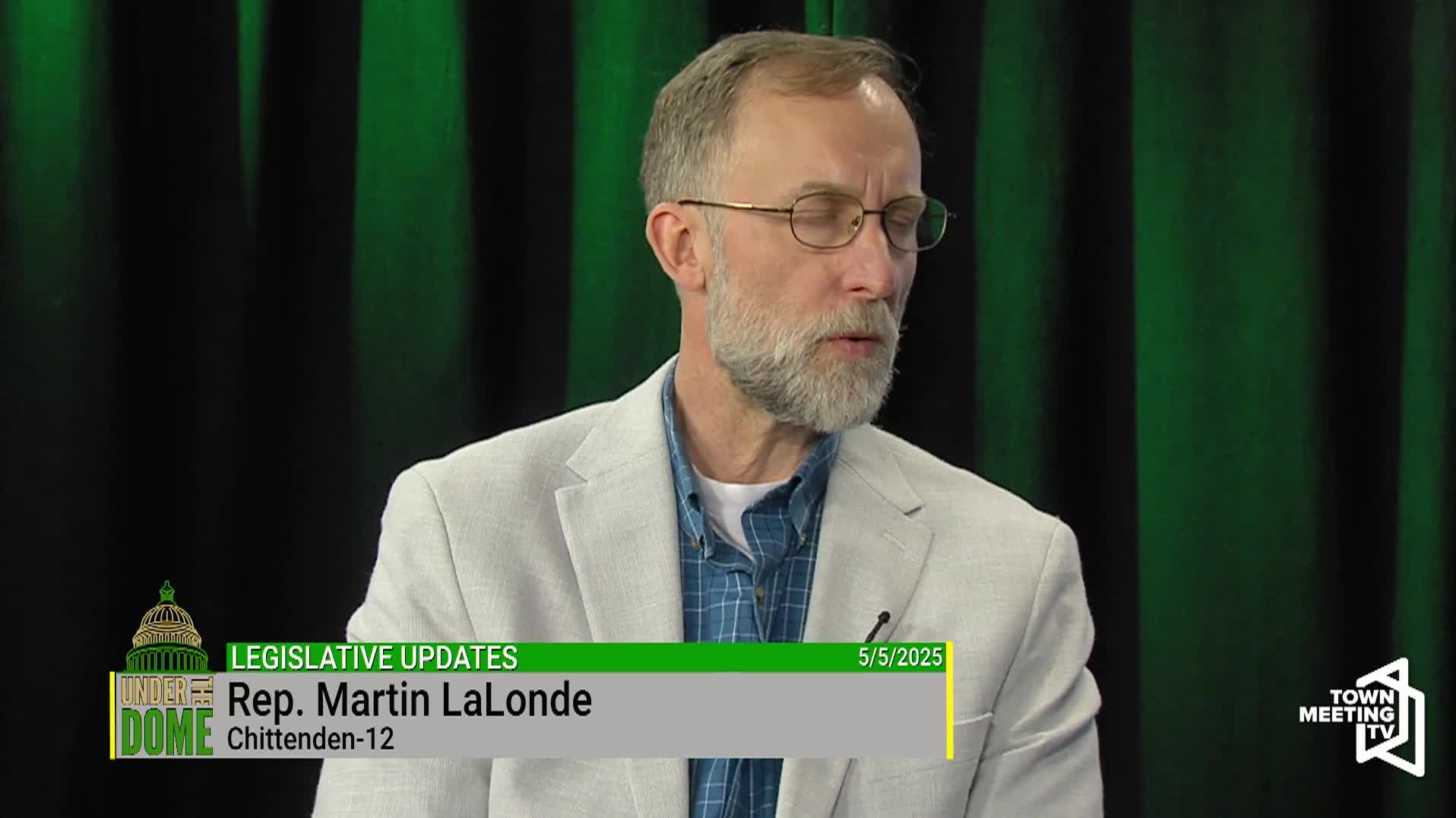 Thumbnail image for Under the Dome: Martin LaLonde 'Legislative Updates'