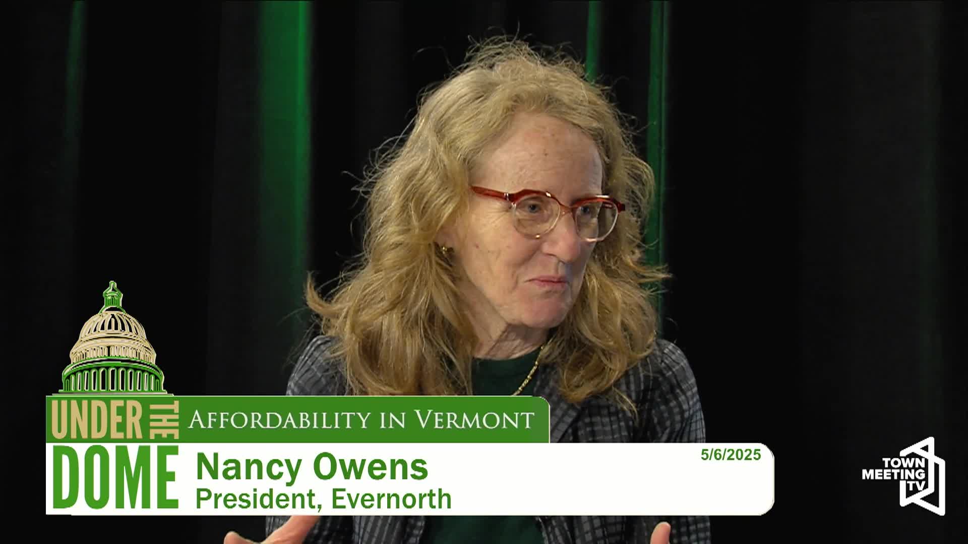 Thumbnail image for Under the Dome: 'Affordability In Vermont, Nancy Owens'