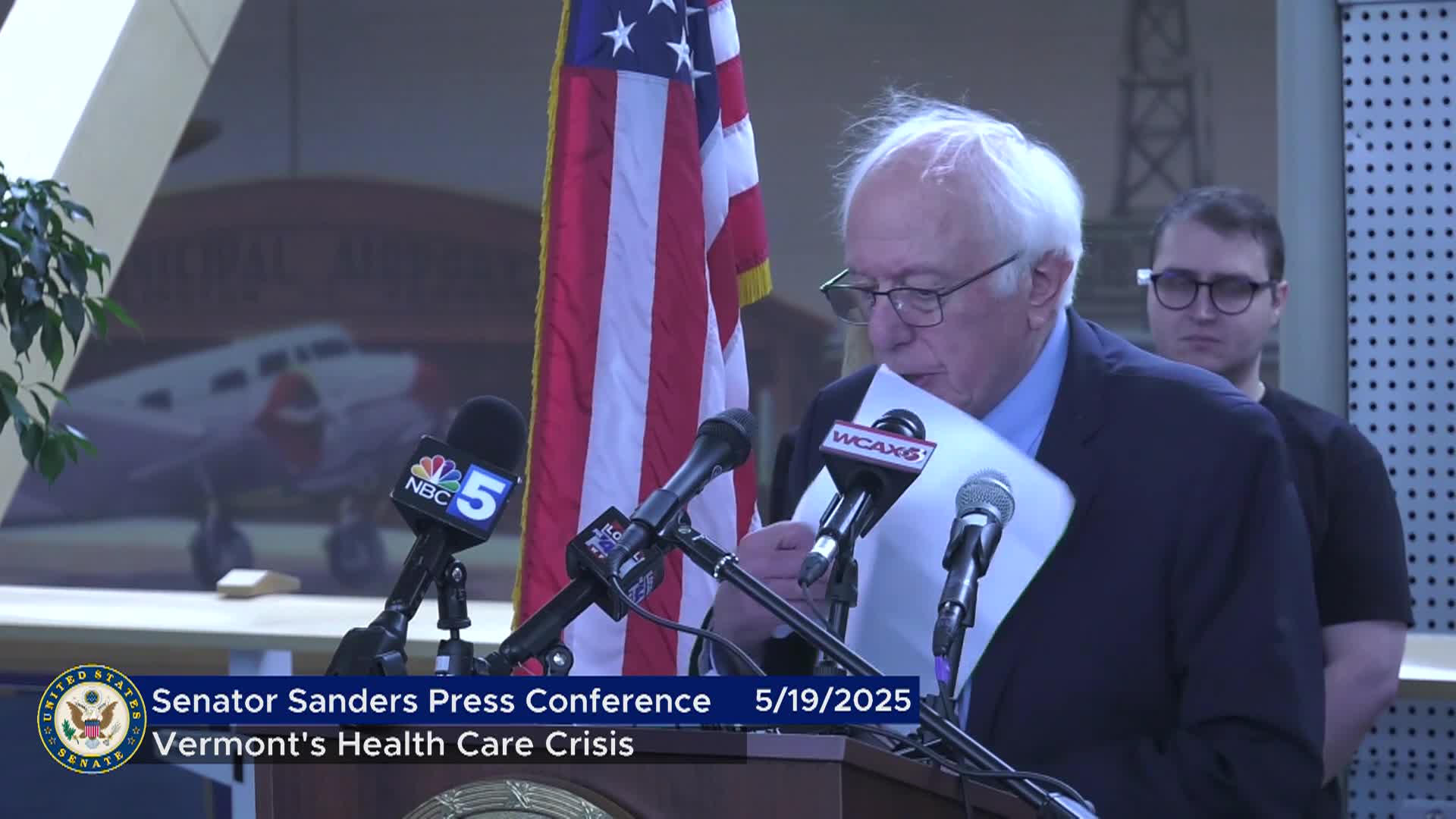 Sen. Sanders: 'VT's Health Care Crisis'