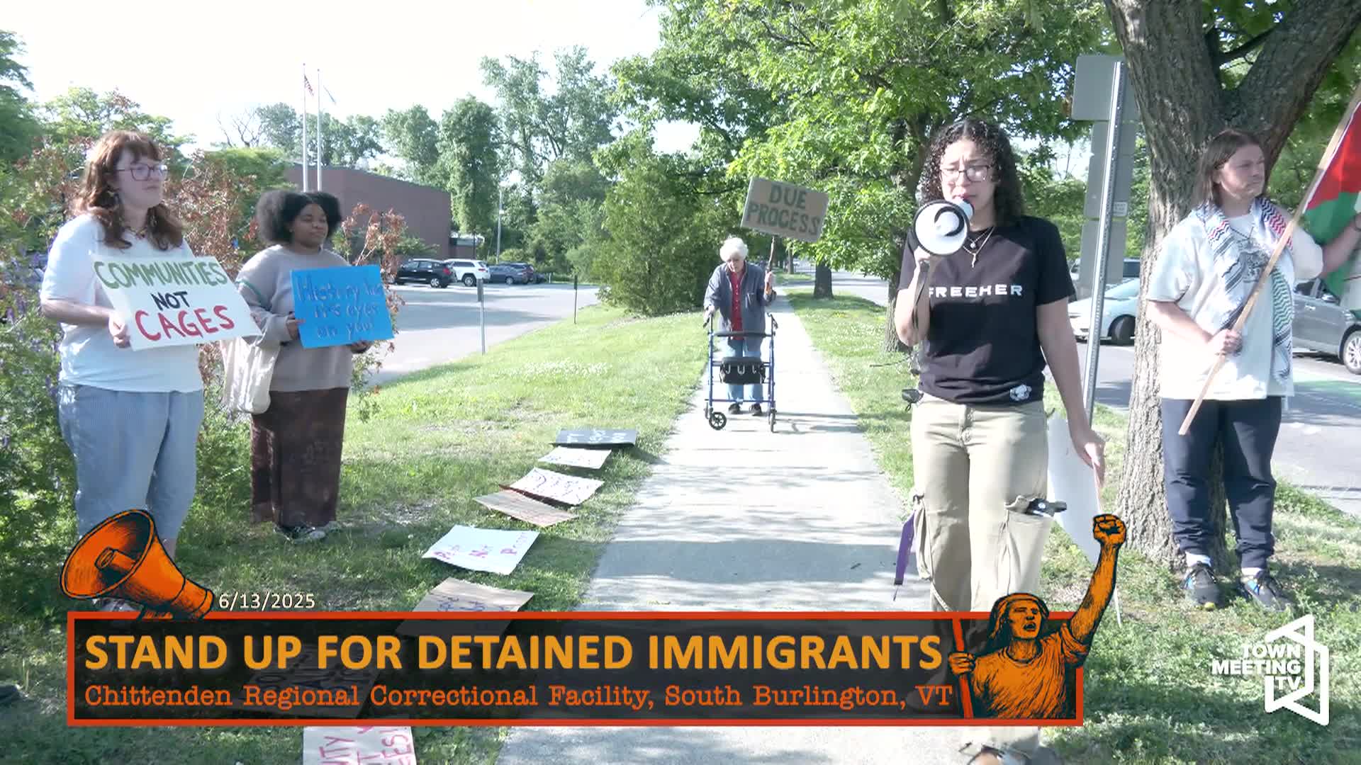 Burlington VT: 'Stand Up For Detained Immigrants'