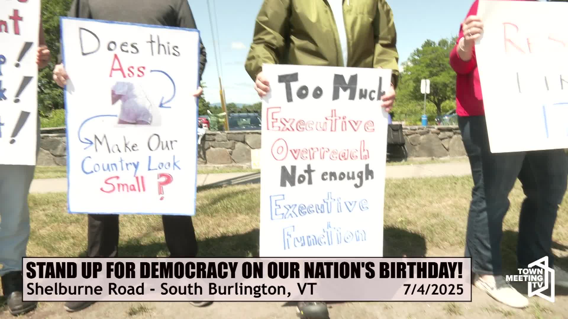 Thumbnail image for Burlington VT: 'Stand Up For Democracy On Our Nation's Birthday!'